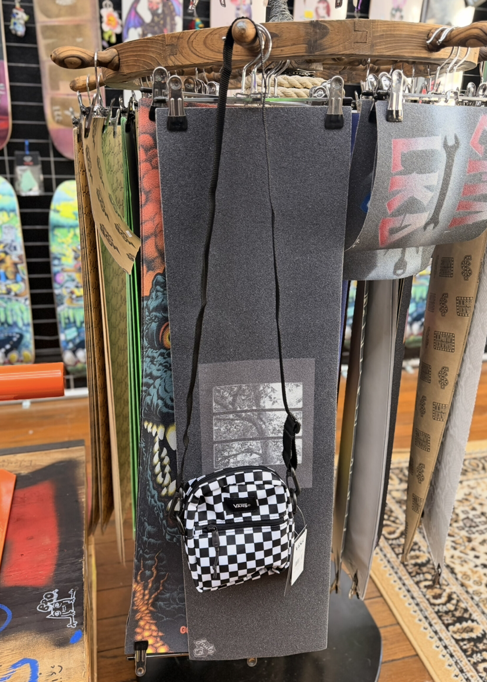 Vans VANS - Bail Shoulder Bag - Black/White Checker