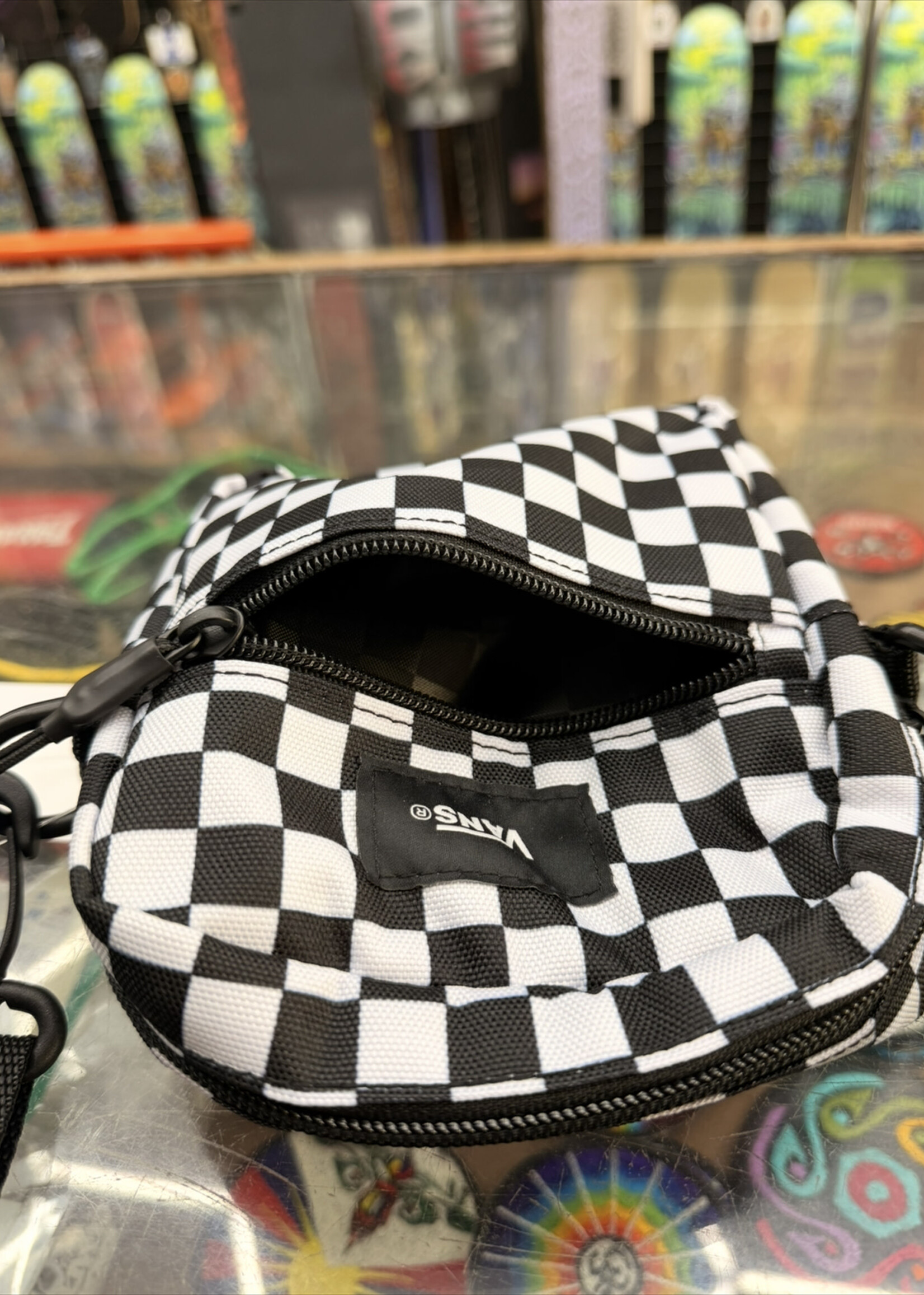 Vans VANS - Bail Shoulder Bag - Black/White Checker