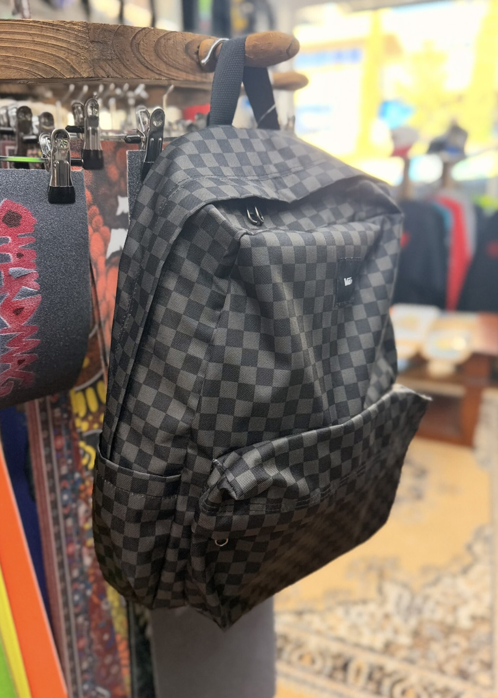 Vans VANS - Old Skool Backpack - Black/Charcoal Checker