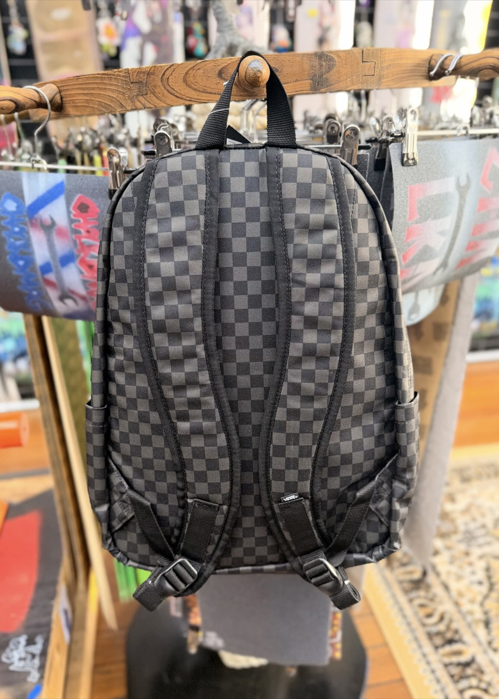 Vans VANS - Old Skool Backpack - Black/Charcoal Checker