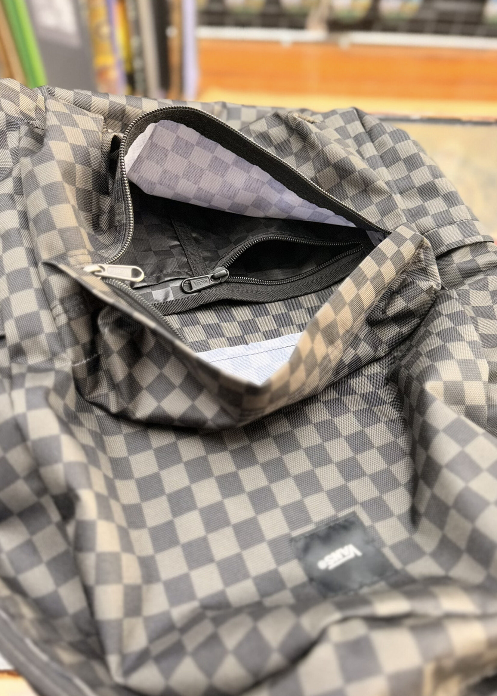 Vans VANS - Old Skool Backpack - Black/Charcoal Checker