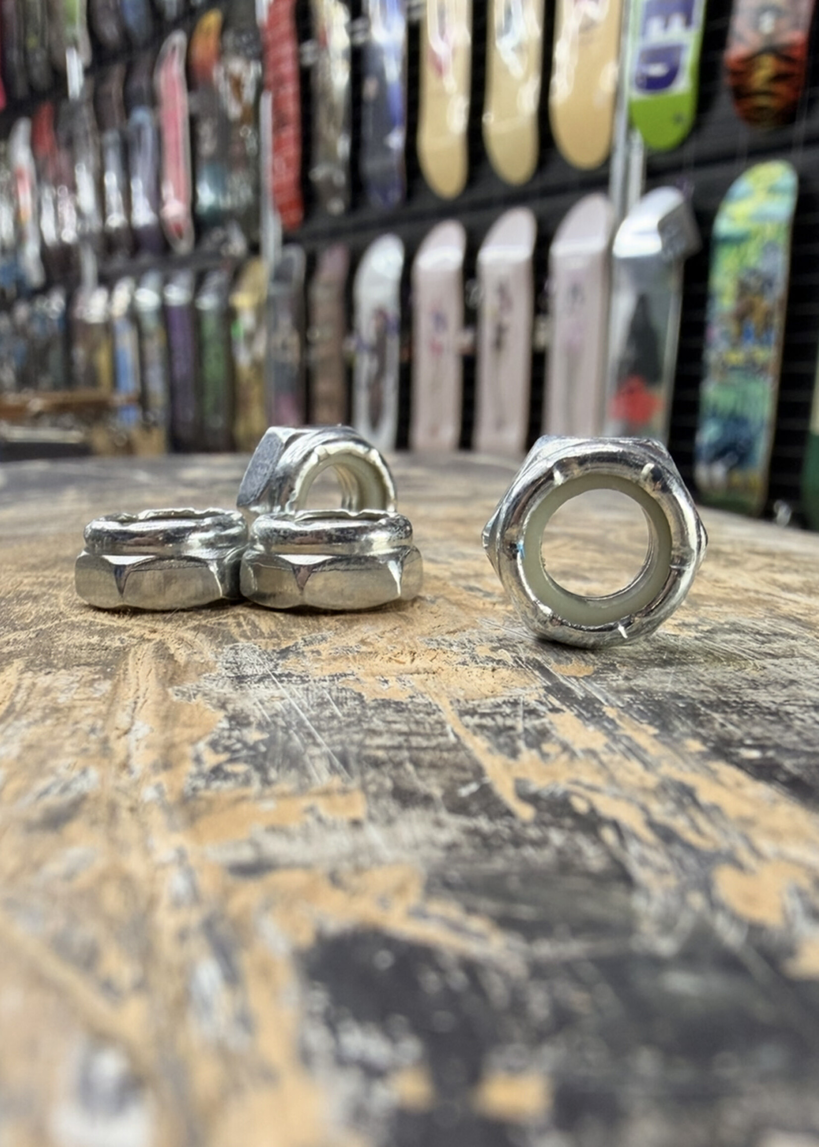 Mini Logo SPARE PARTS - Truck Parts - MINI LOGO - Nylock Axle Nut 1/2"