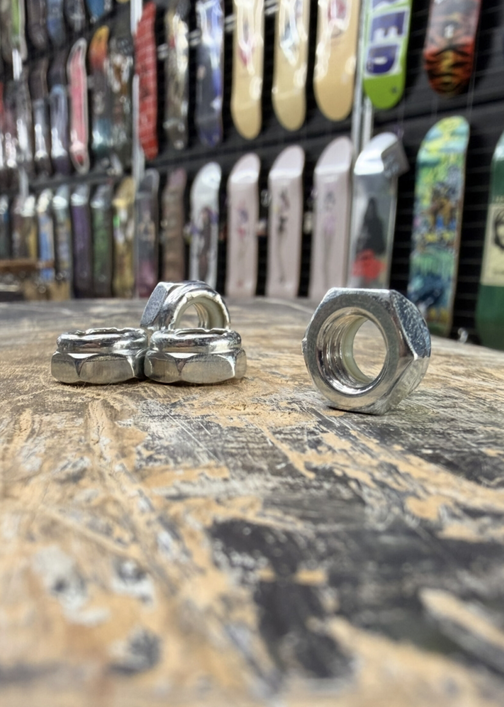 Mini Logo SPARE PARTS - Truck Parts - MINI LOGO - Nylock Axle Nut 1/2"