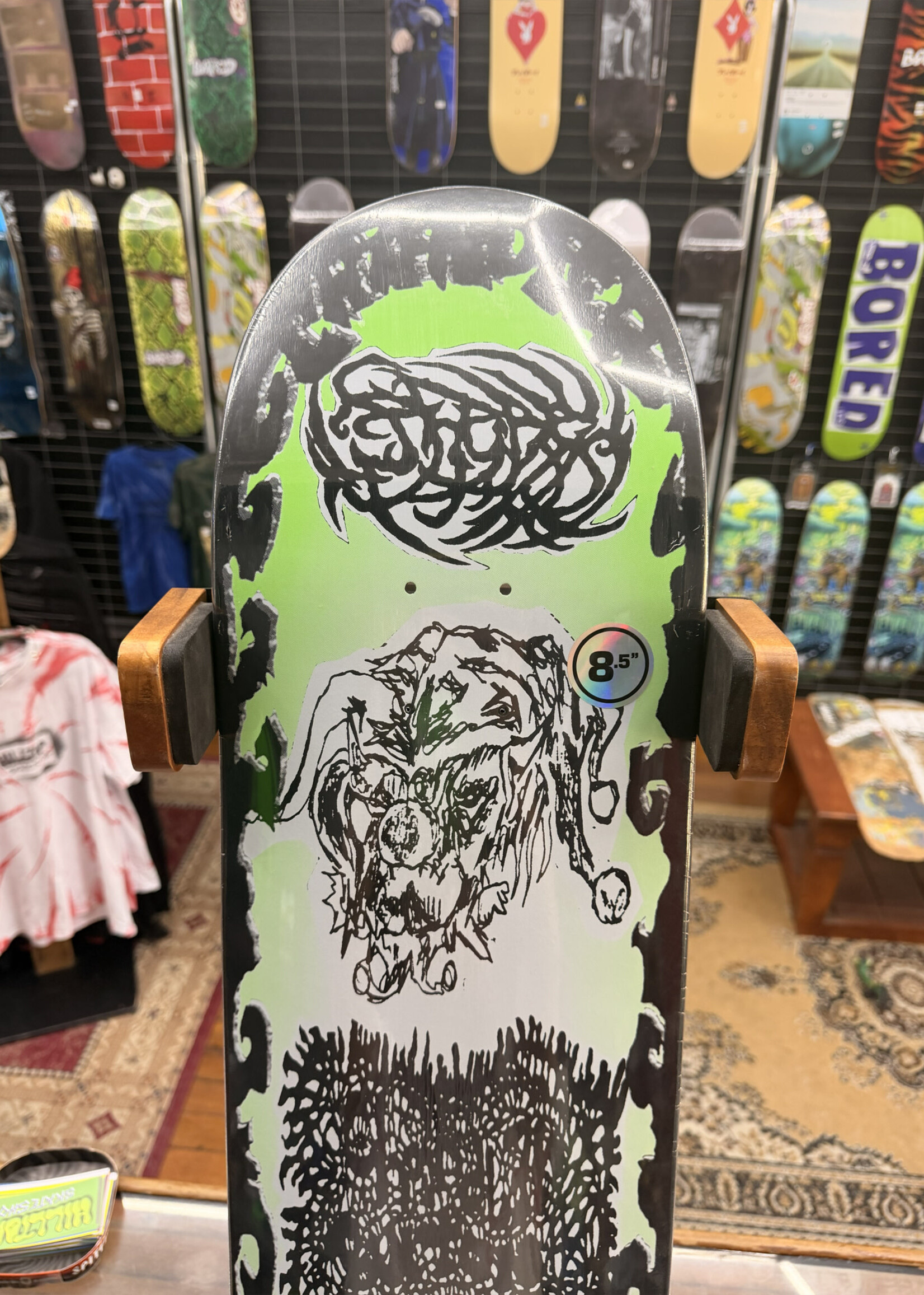 There Skateboards THERE SKATEBOARDS - Chandler Burton Festering Jester Deck - 8.5"