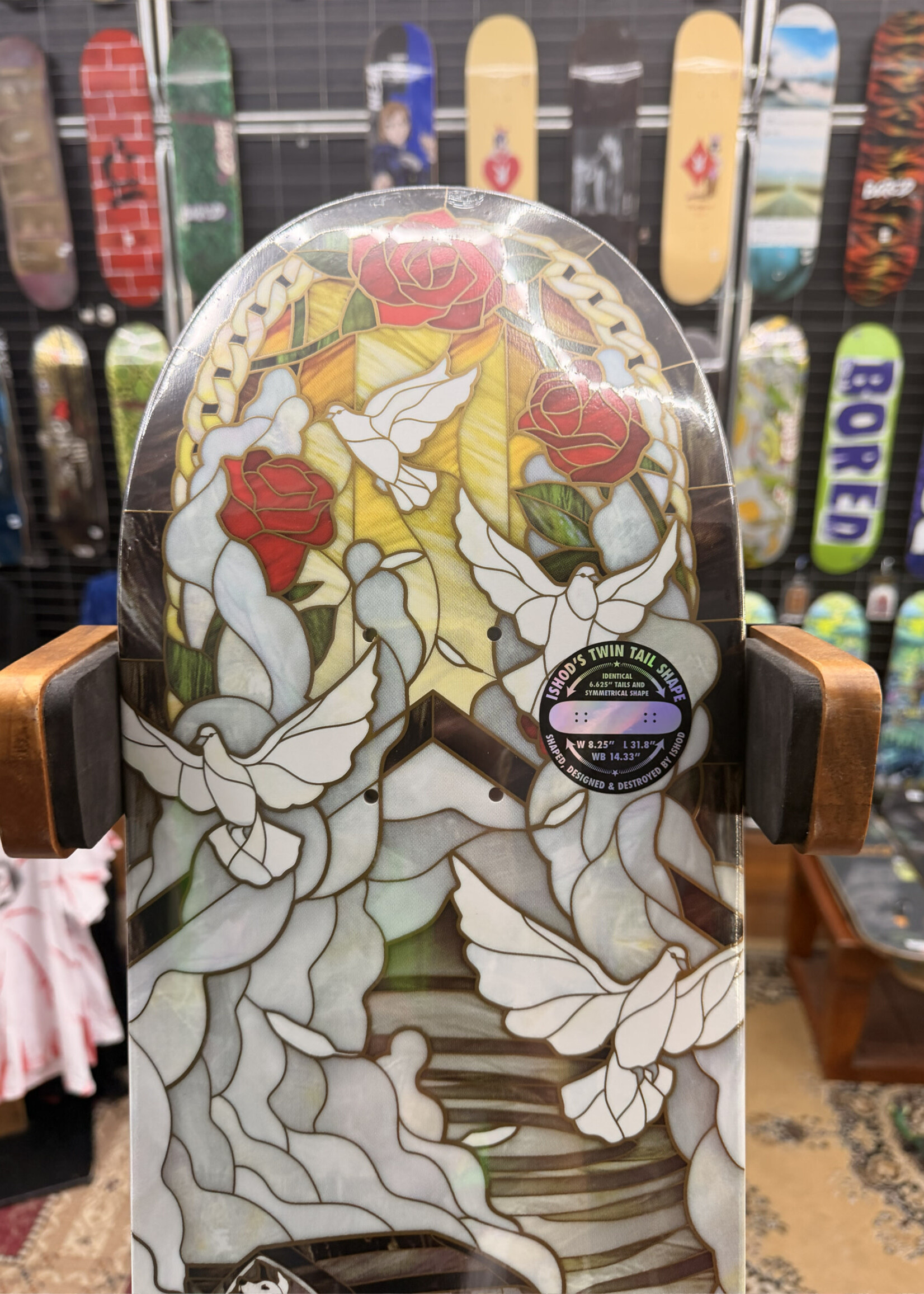 Real Skateboards REAL SKATEBOARDS - Ishod Wair Cathedral II Twin Tail Deck - 8.25"