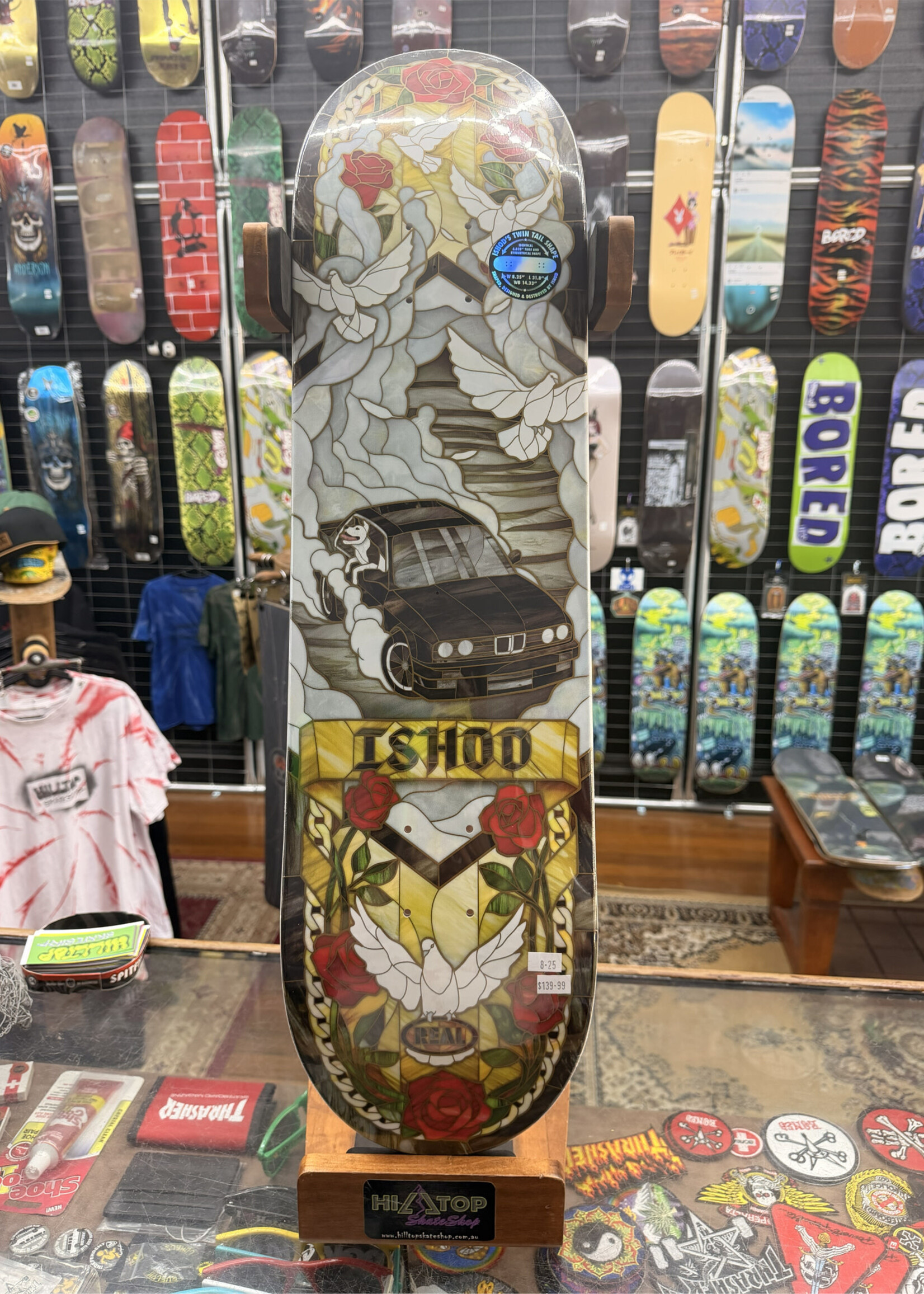 Real Skateboards REAL SKATEBOARDS - Ishod Wair Cathedral II Twin Tail Deck - 8.25"