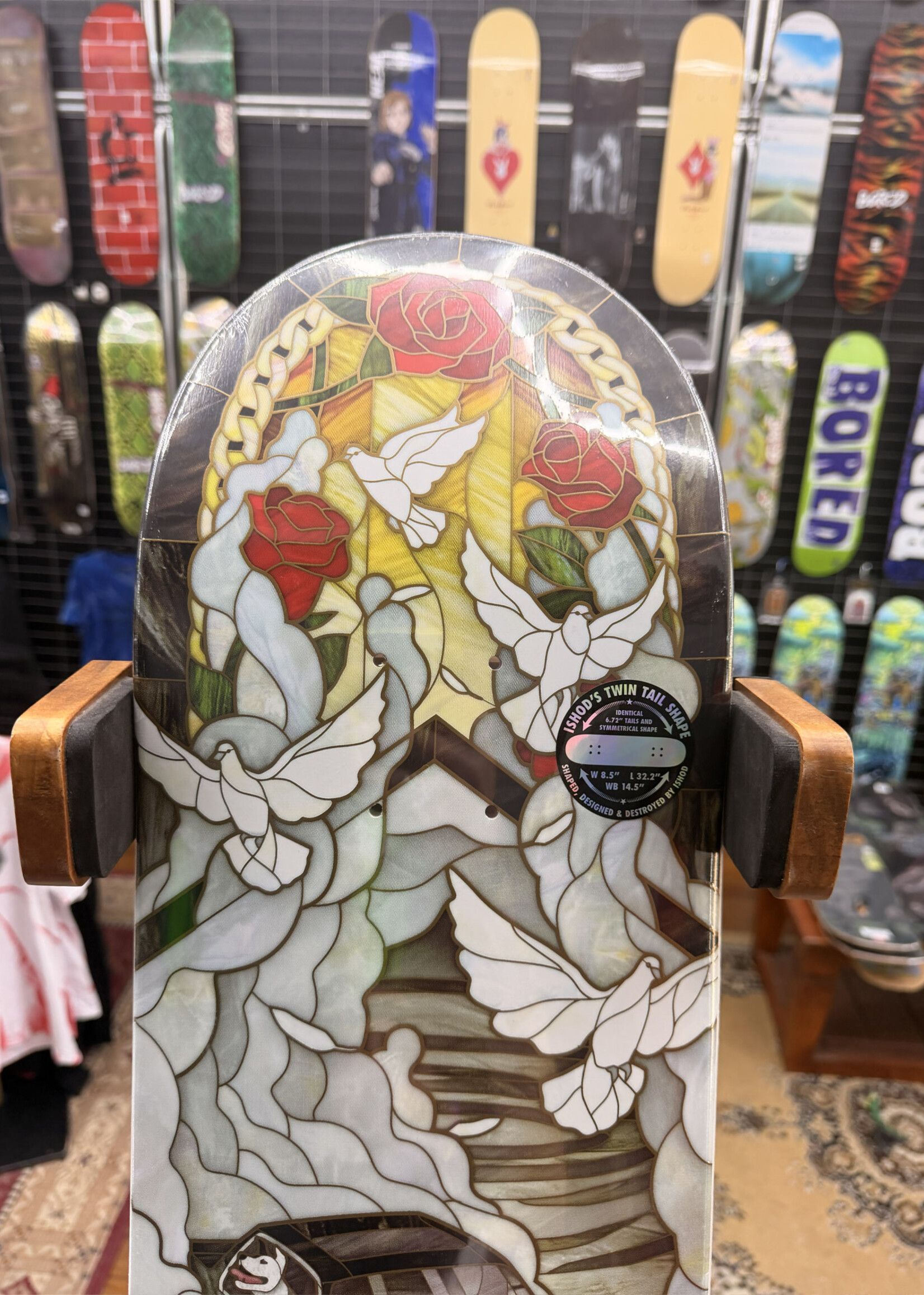 Real Skateboards REAL SKATEBOARDS - Ishod Wair Cathedral II Twin Tail Deck - 8.5"