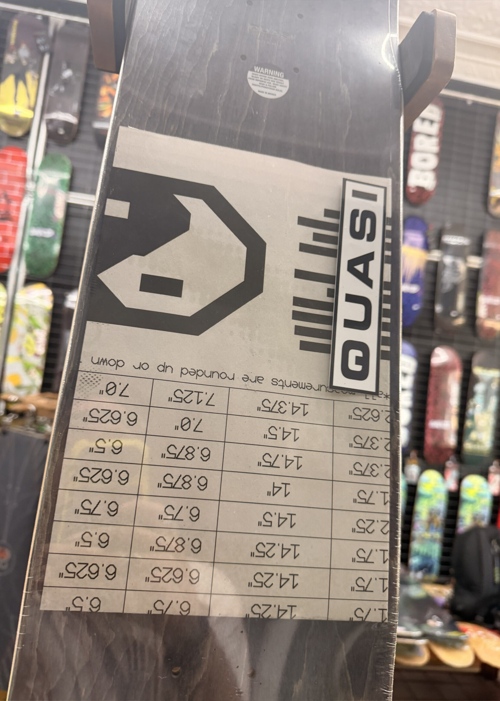 QUASI QUASI - Dylan Jaeb Debut Black Deck - 8.25"