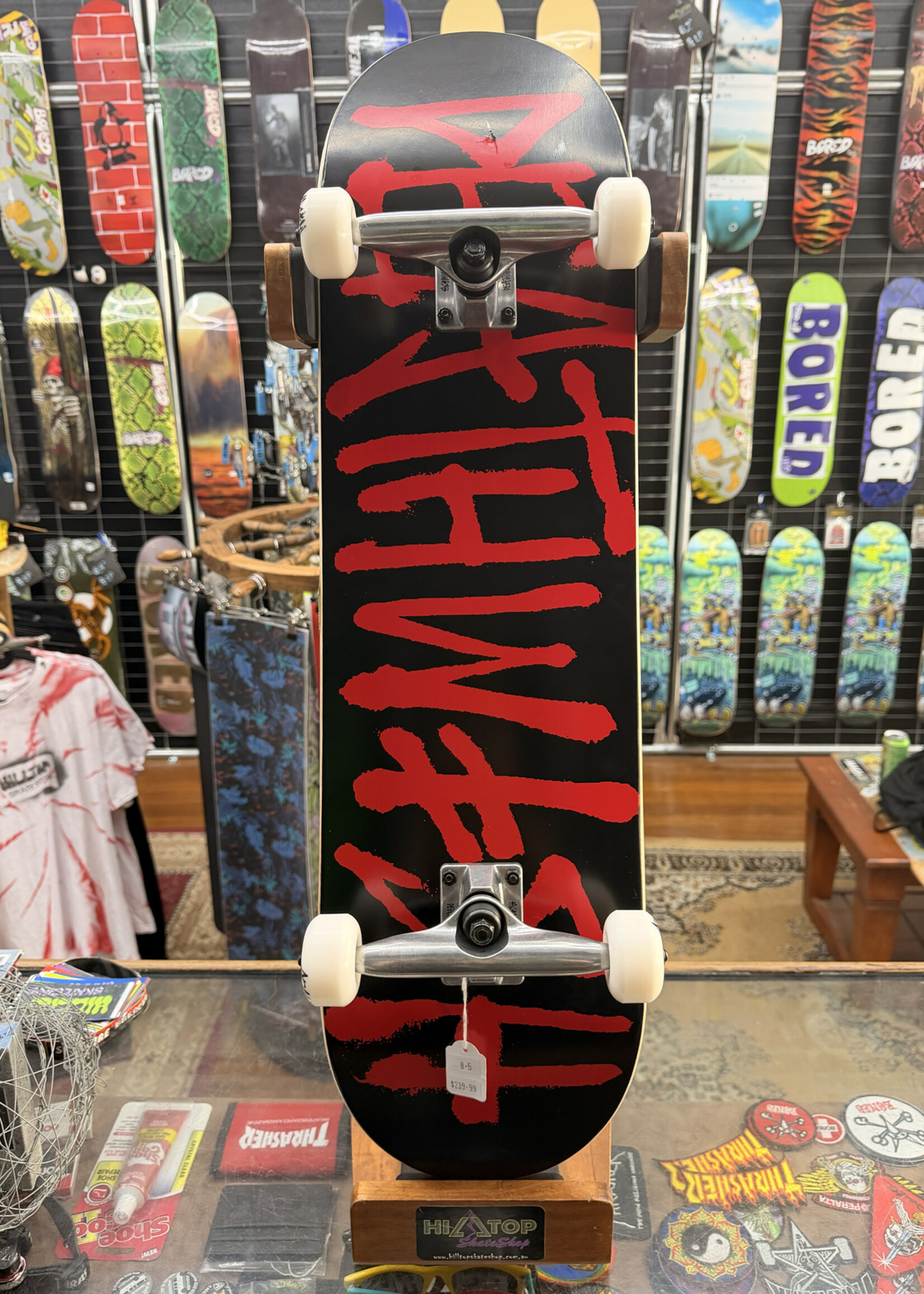 Deathwish Skateboards DEATHWISH - Deathspray Black/Red Complete - 8.5"