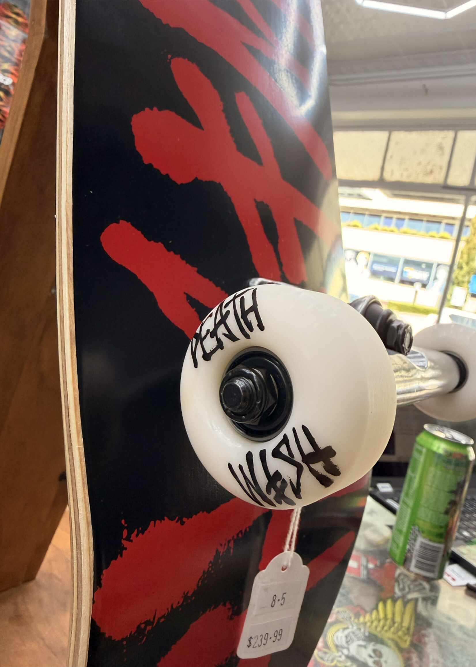 Deathwish Skateboards DEATHWISH - Deathspray Black/Red Complete - 8.5"