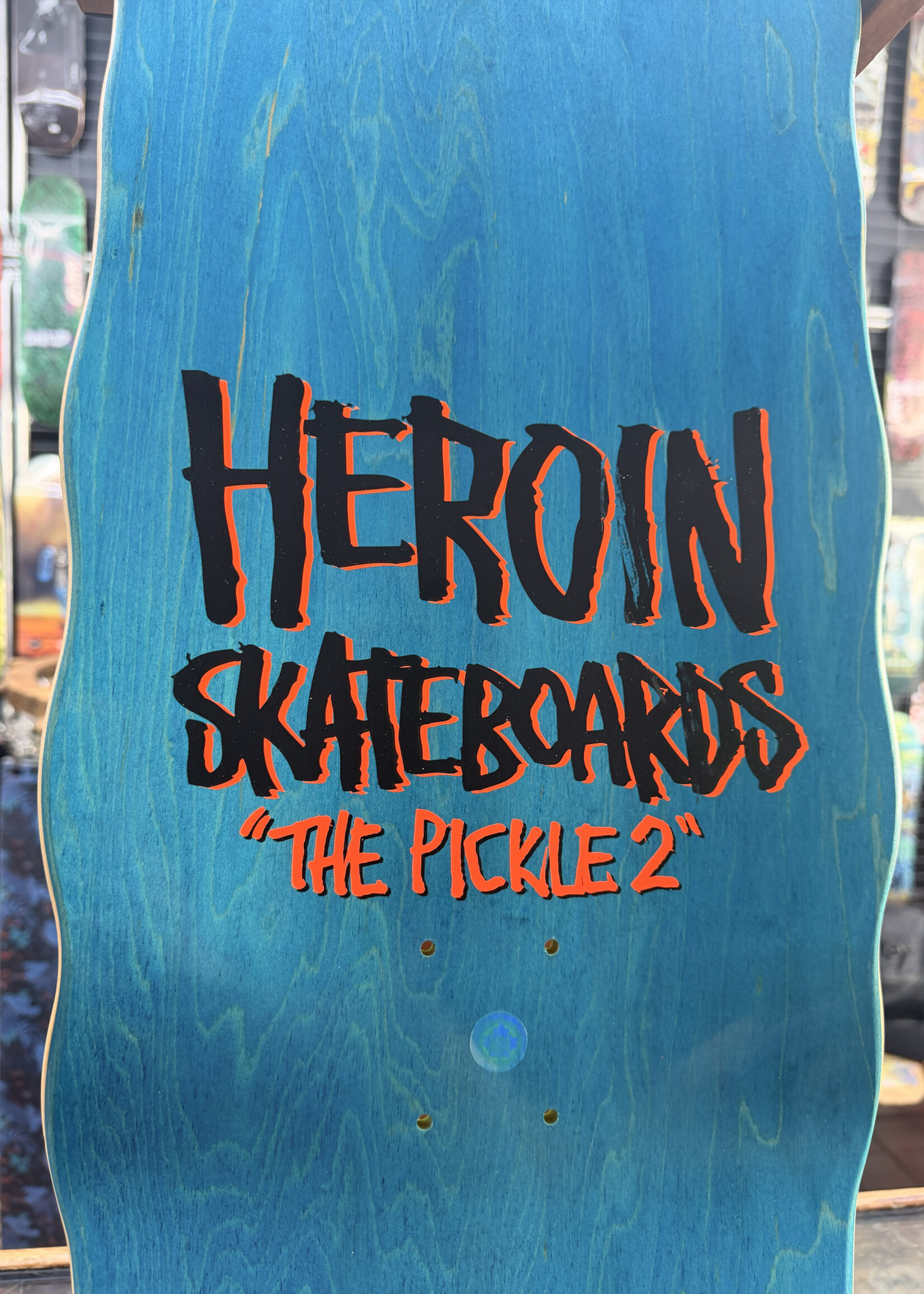 HEROIN SKATEBOARDS HEROIN SKATEBOARDS - The Pickle 2 Deck - 11.125"