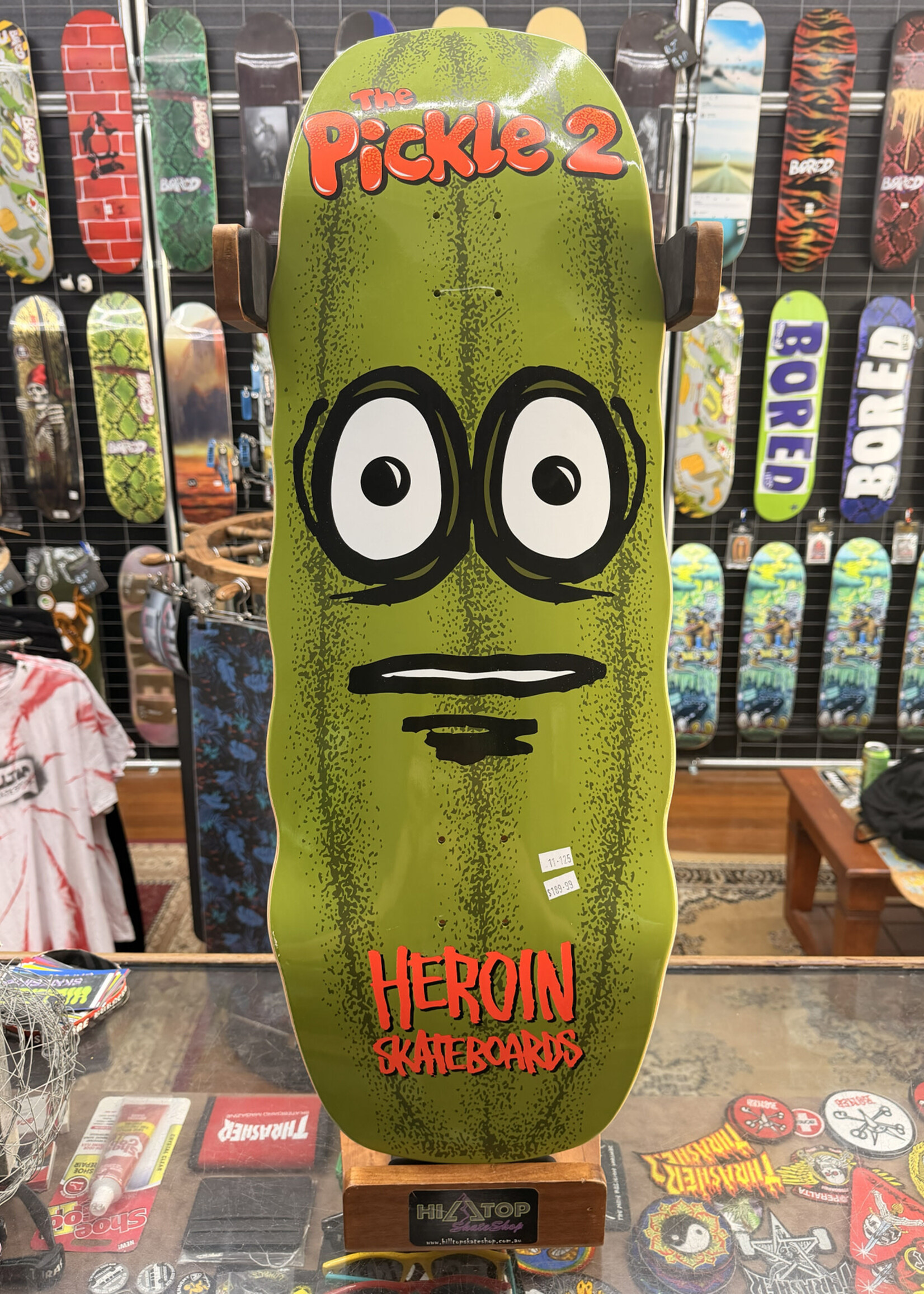 HEROIN SKATEBOARDS HEROIN SKATEBOARDS - The Pickle 2 Deck - 11.125"