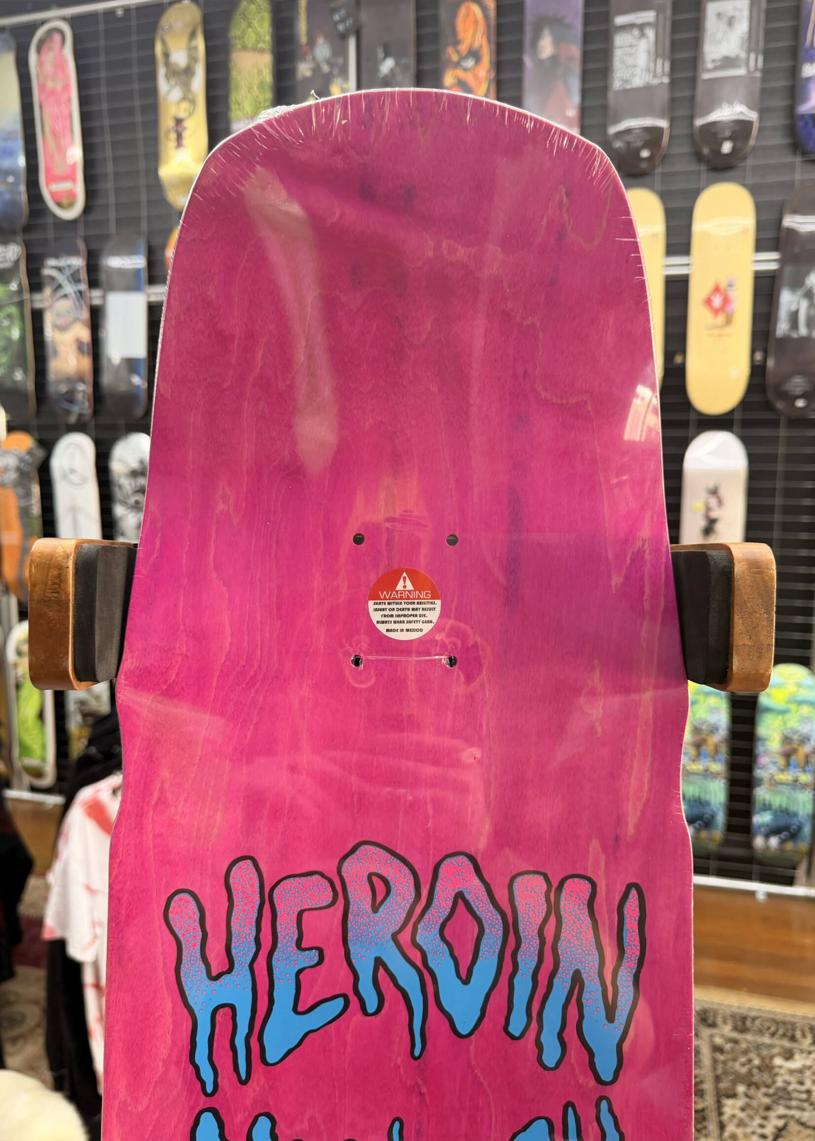 HEROIN SKATEBOARDS HEROIN SKATEBOARDS - Seeing Double Mutated Double Deck - 9.5"