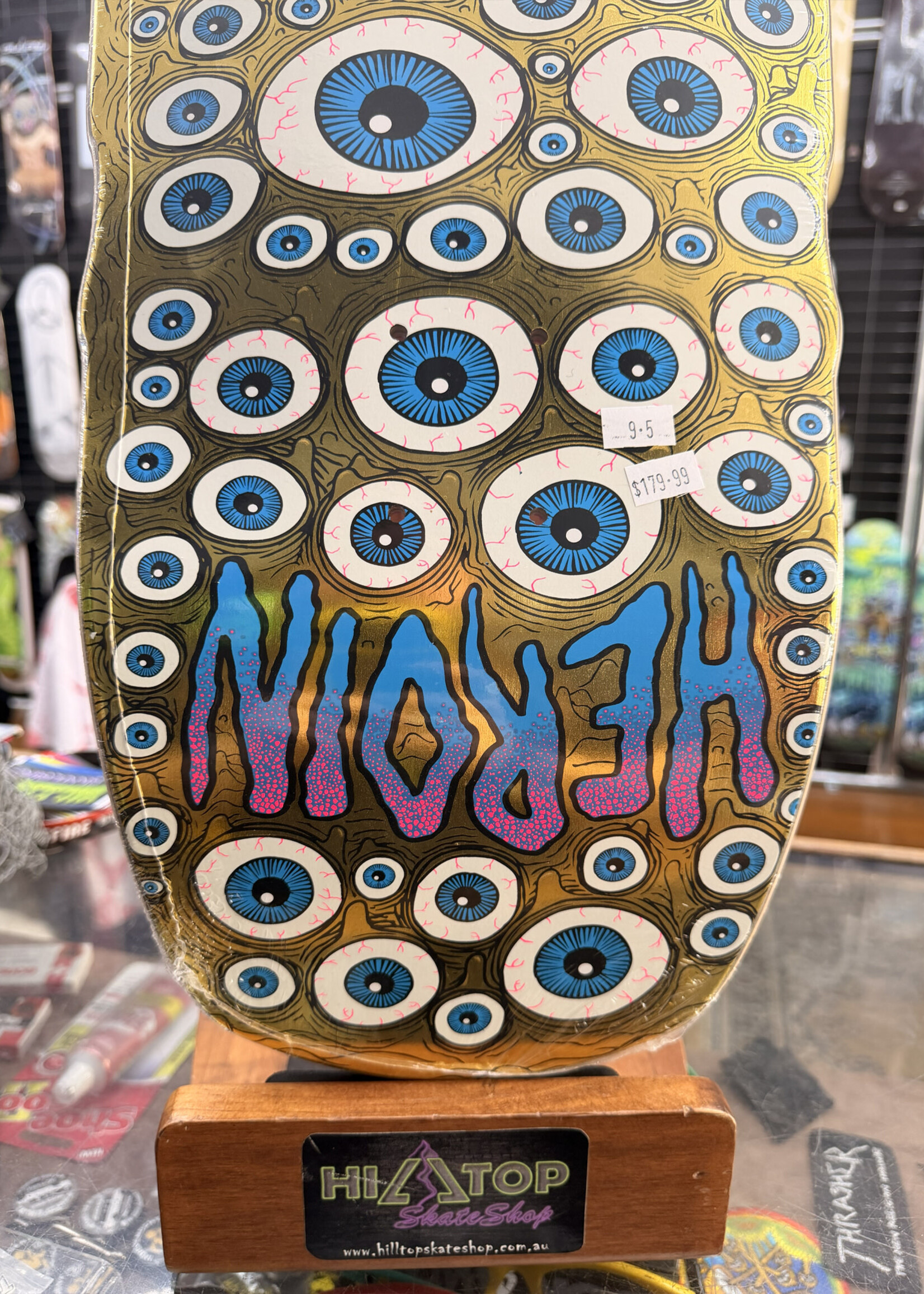 HEROIN SKATEBOARDS HEROIN SKATEBOARDS - Seeing Double Mutated Double Deck - 9.5"