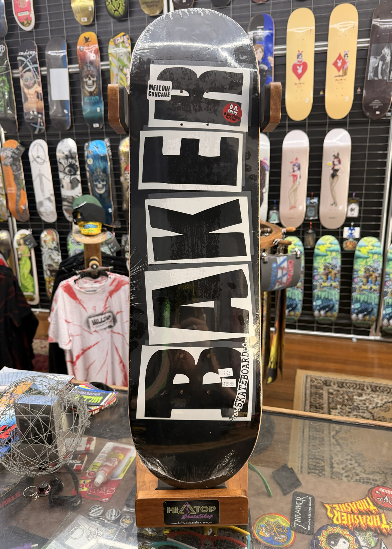 BAKER SKATEBOARDS BAKER - OG Logo Black/White Deck - 8.25"