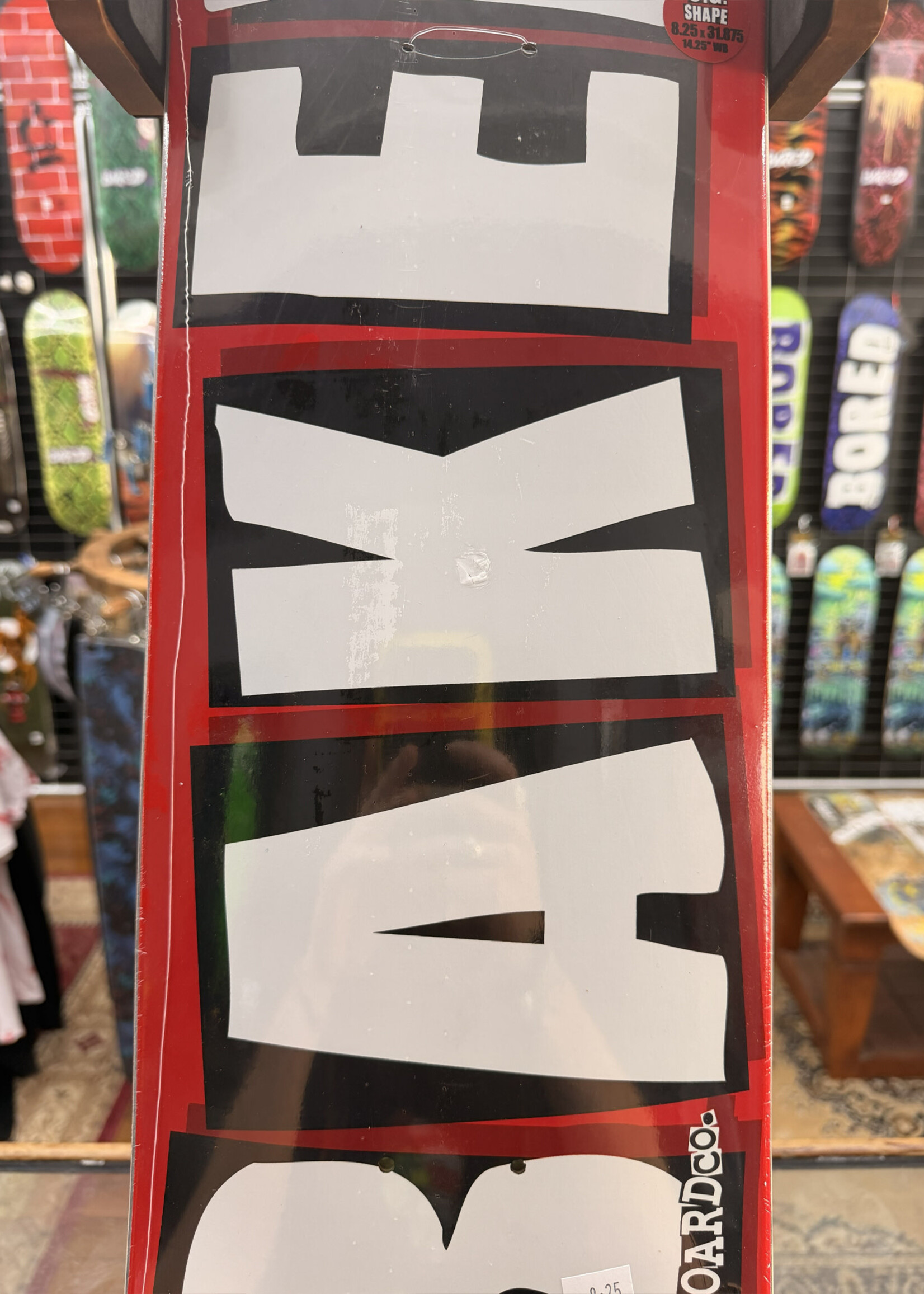BAKER SKATEBOARDS BAKER - OG Logo Red/White Deck - 8.25"