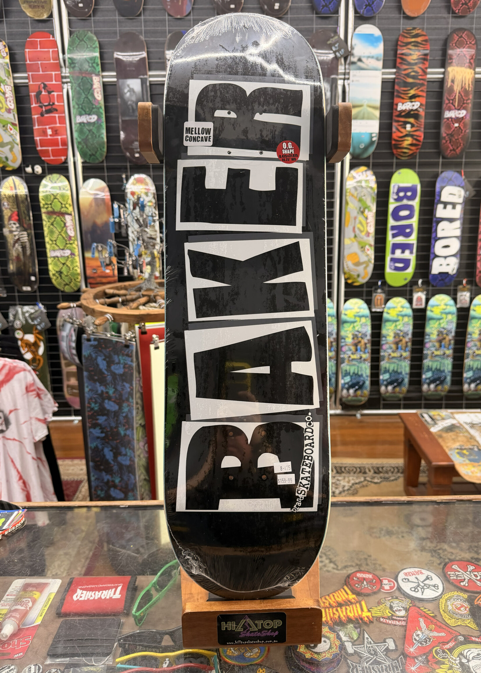 BAKER SKATEBOARDS BAKER - OG Logo Black/White Deck - 8.475"