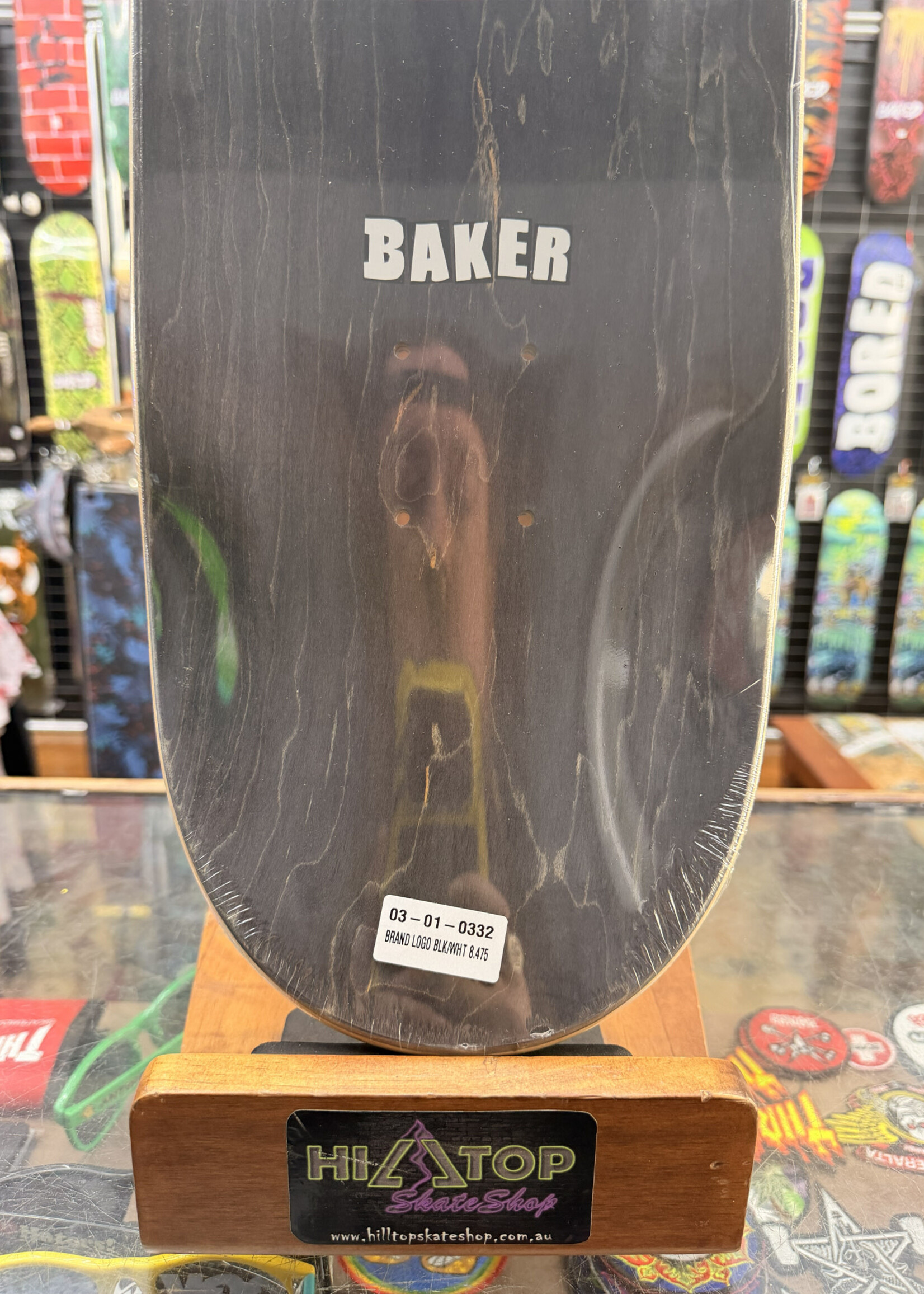 BAKER SKATEBOARDS BAKER - OG Logo Black/White Deck - 8.475"