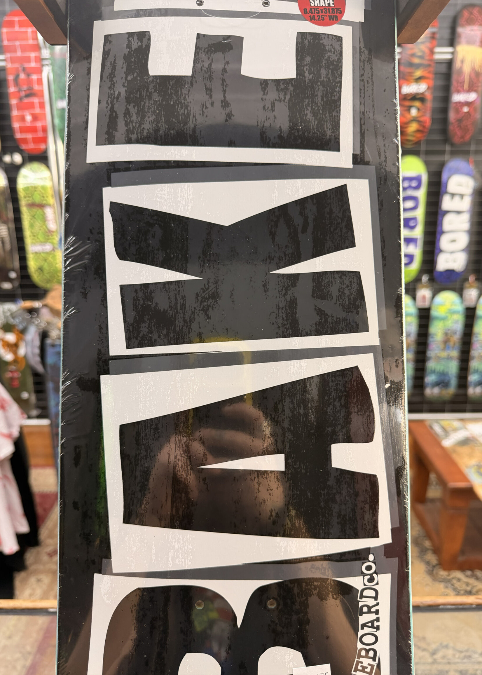BAKER SKATEBOARDS BAKER - OG Logo Black/White Deck - 8.475"