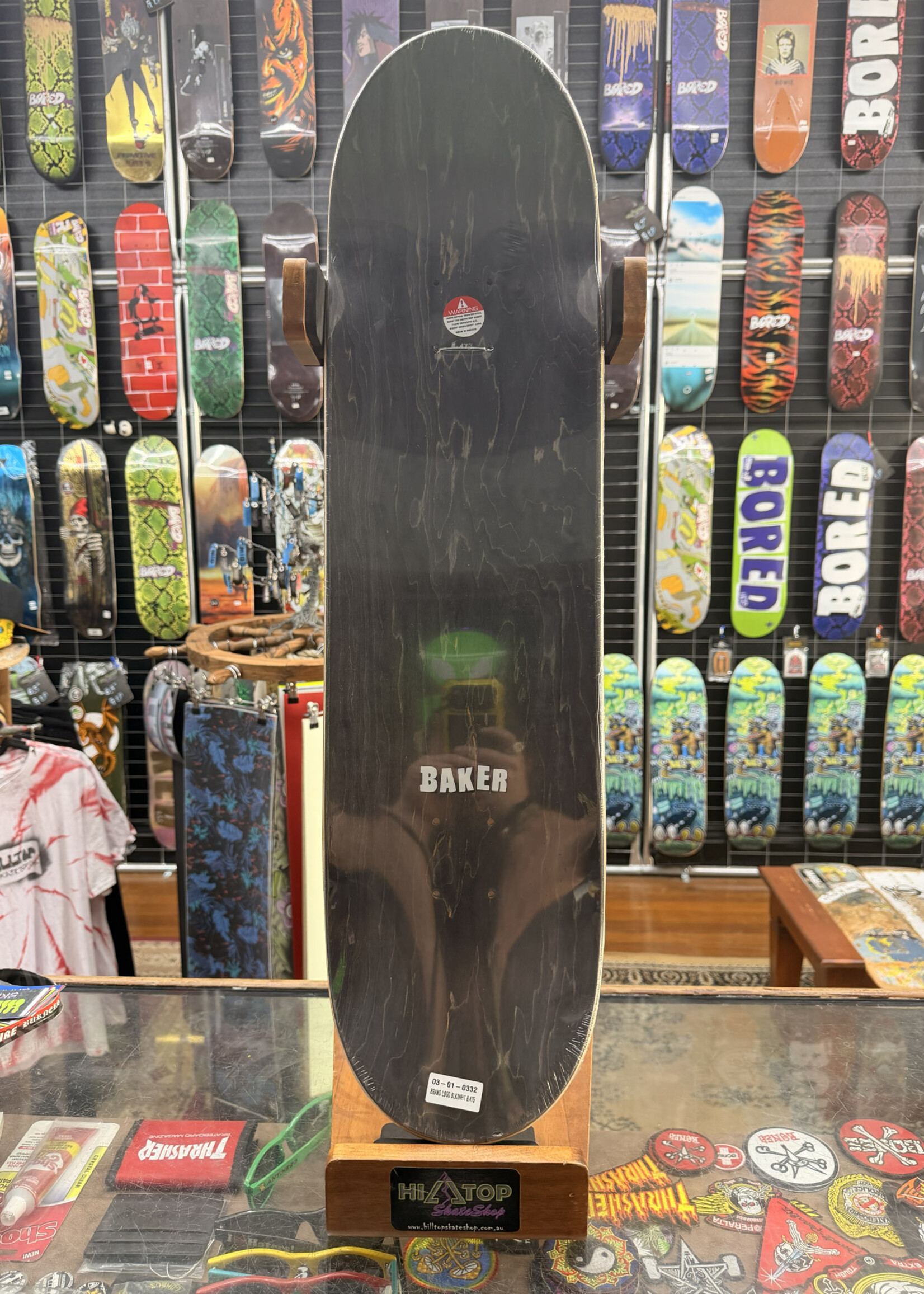 BAKER SKATEBOARDS BAKER - OG Logo Black/White Deck - 8.475"