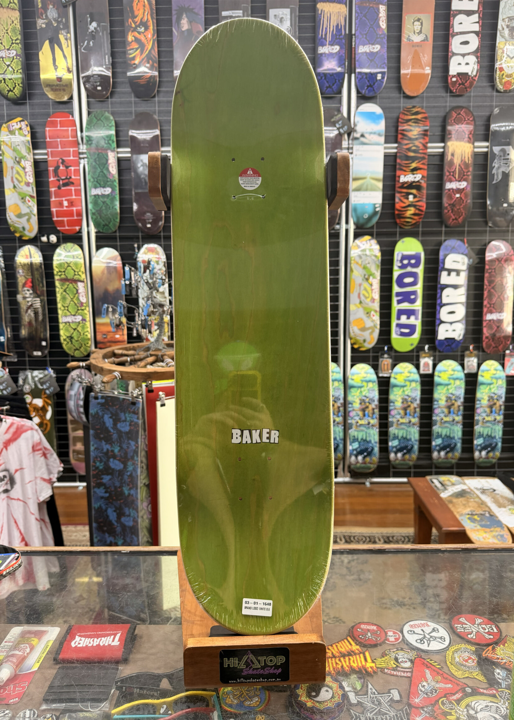 BAKER SKATEBOARDS BAKER - OG Logo Red/White Deck - 8.625"