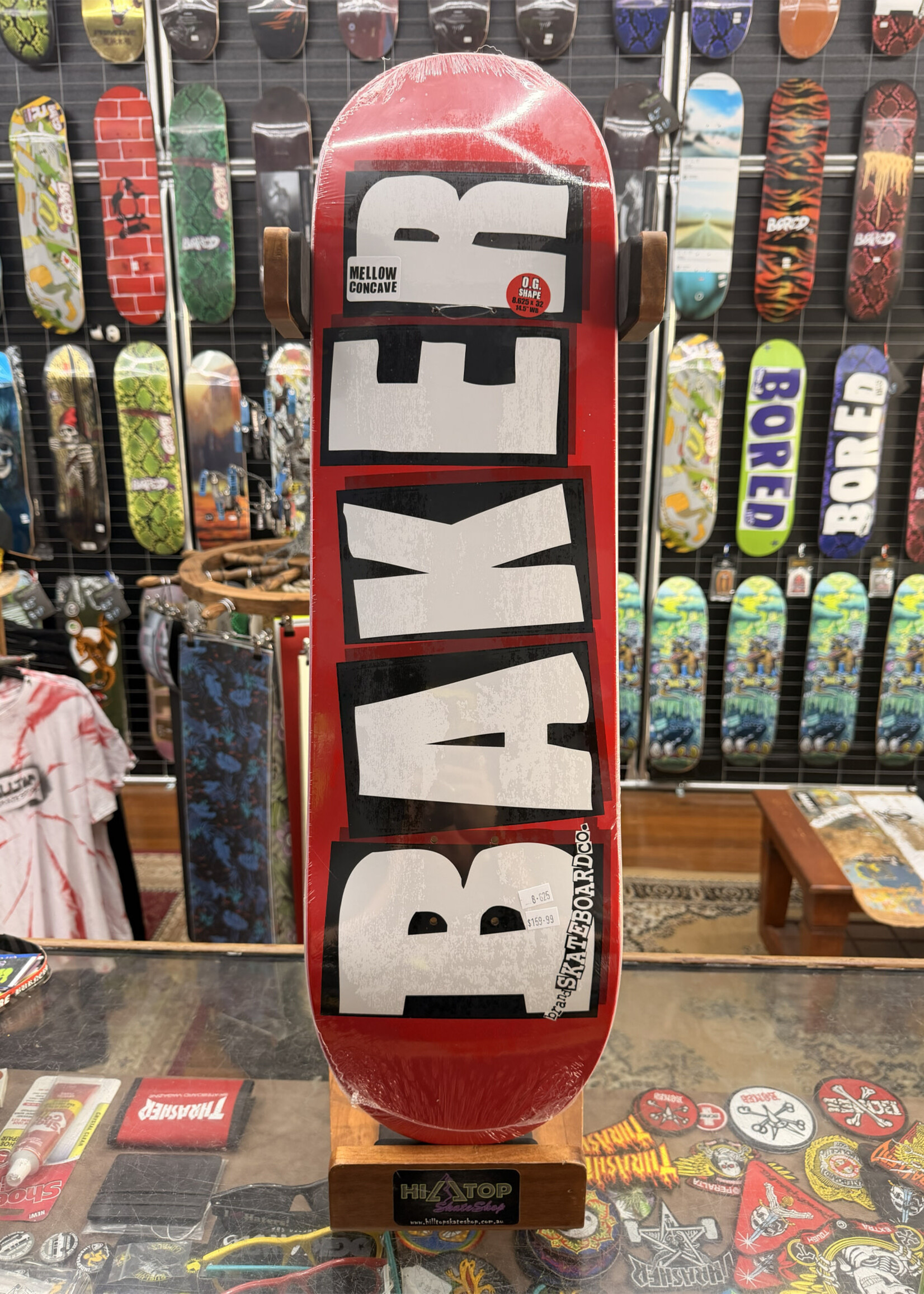 BAKER SKATEBOARDS BAKER - OG Logo Red/White Deck - 8.625"