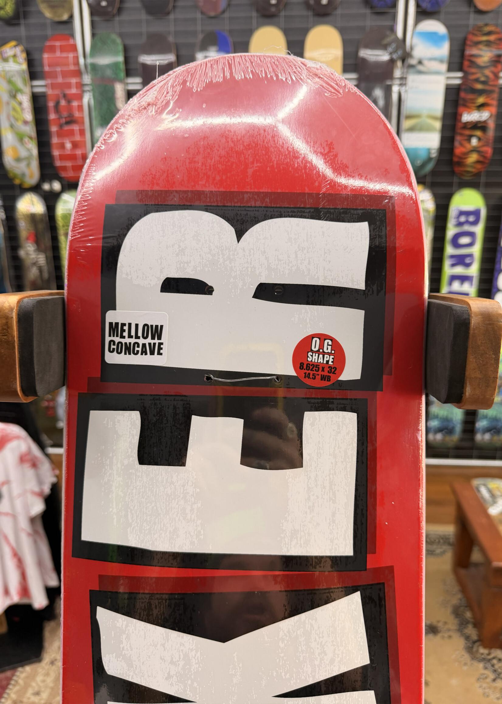 BAKER SKATEBOARDS BAKER - OG Logo Red/White Deck - 8.625"