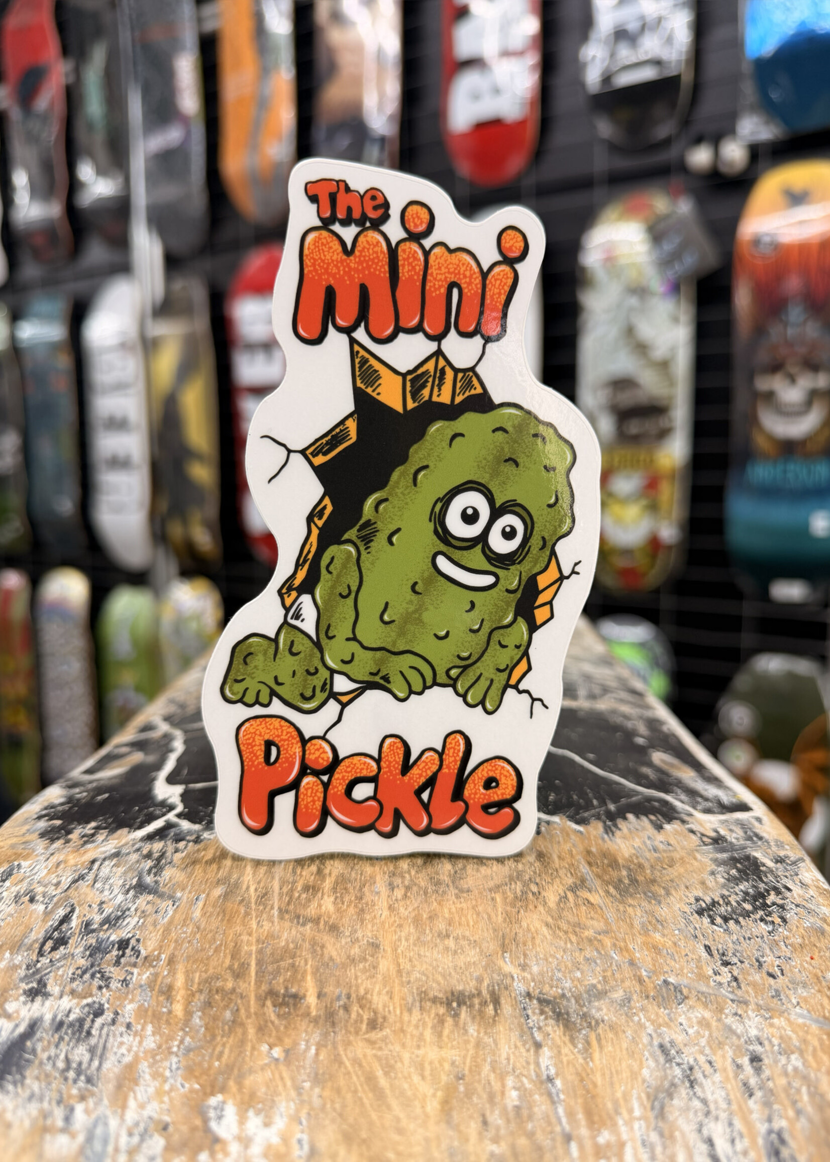 HEROIN SKATEBOARDS HEROIN SKATEBOARDS - The Mini Pickle Sticker - 5.5"