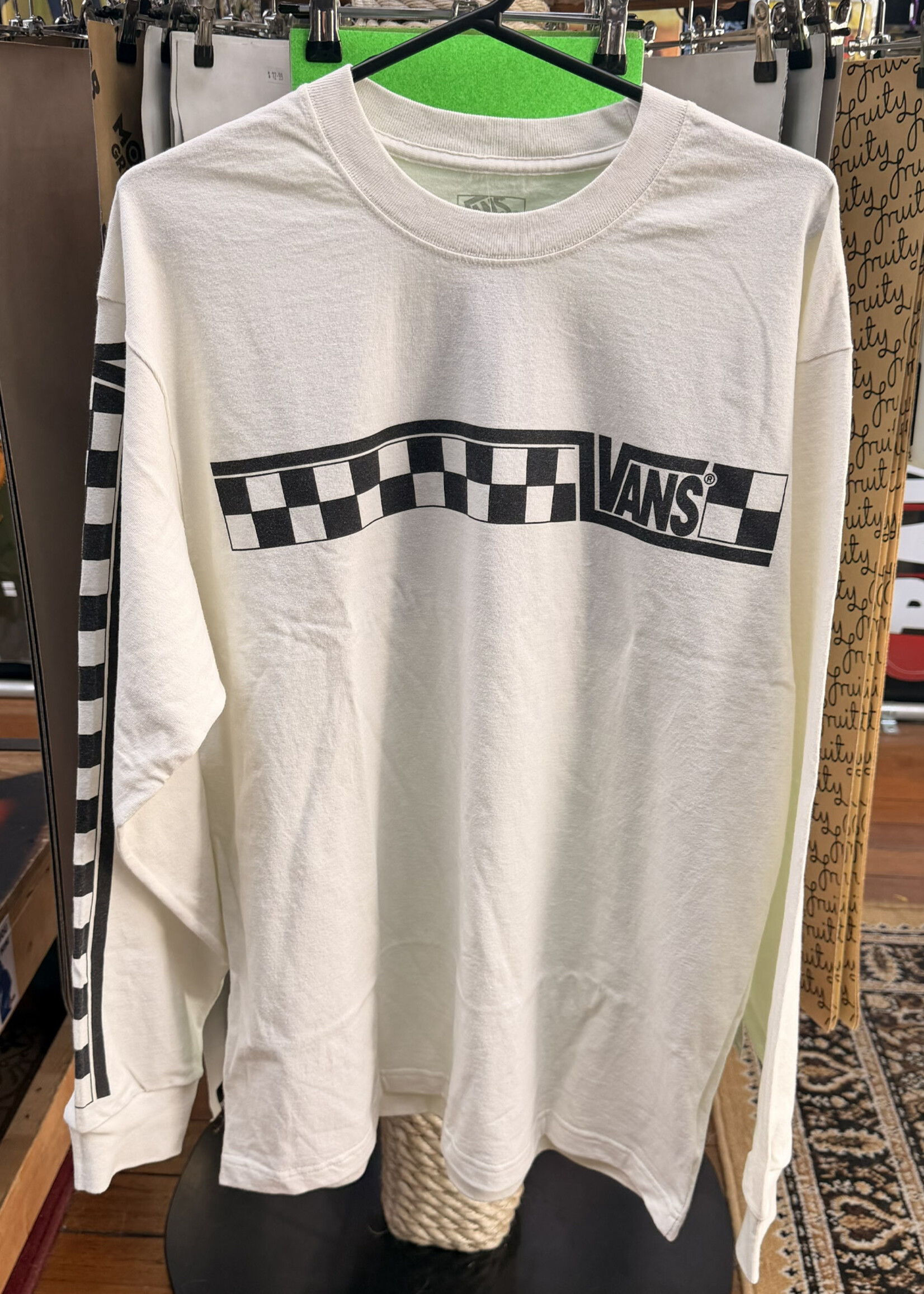 Vans VANS - Racing Longsleeve Marshmallow Tee