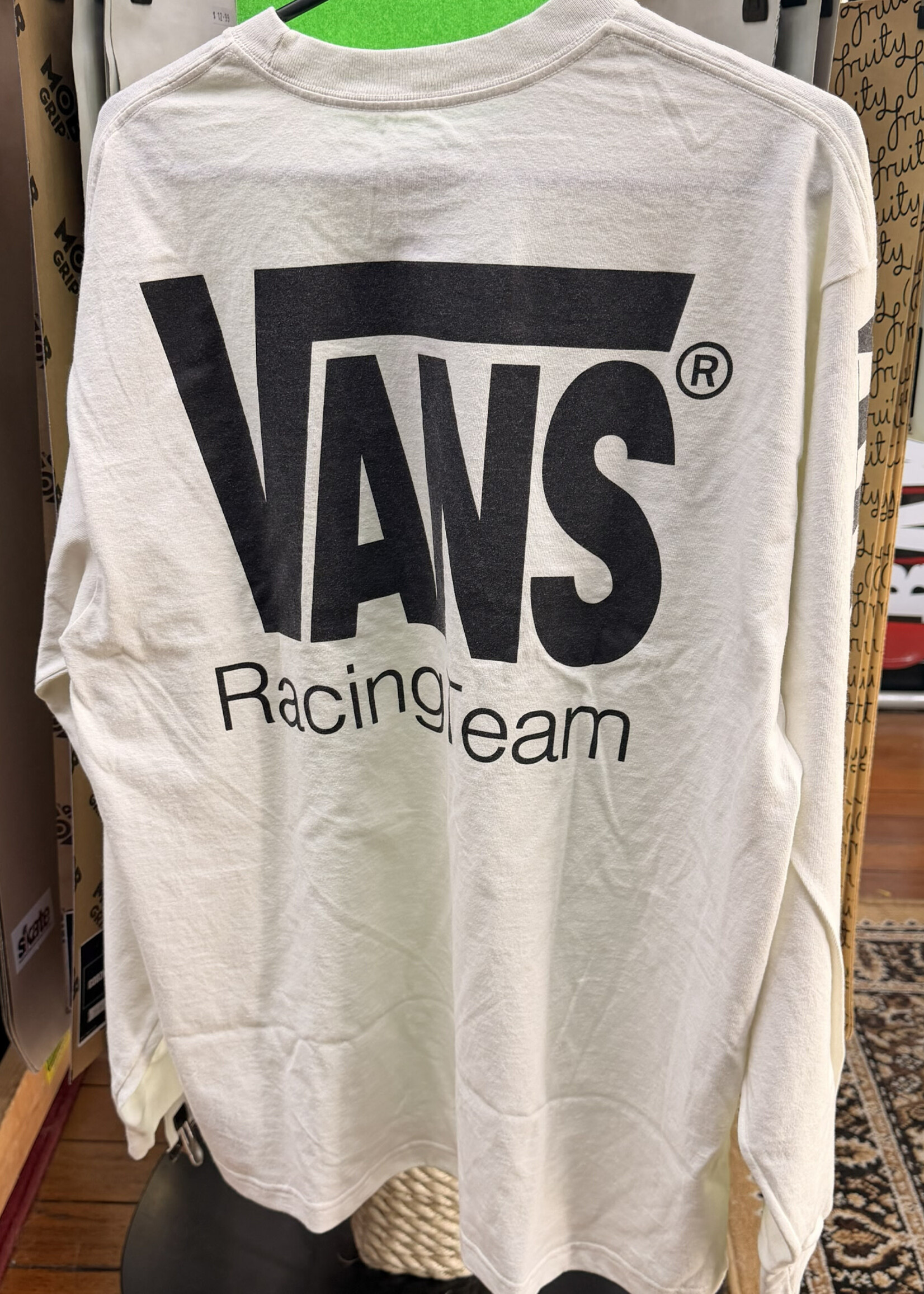 Vans VANS - Racing Longsleeve Marshmallow Tee