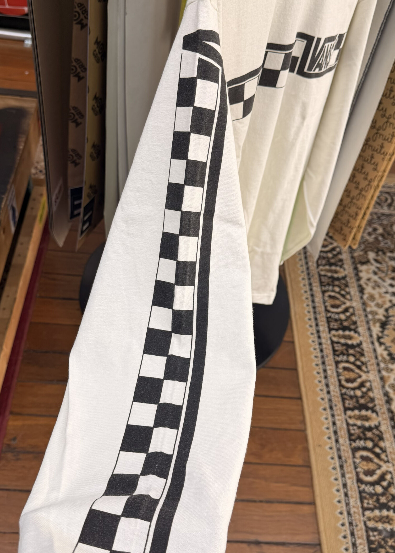 Vans VANS - Racing Longsleeve Marshmallow Tee