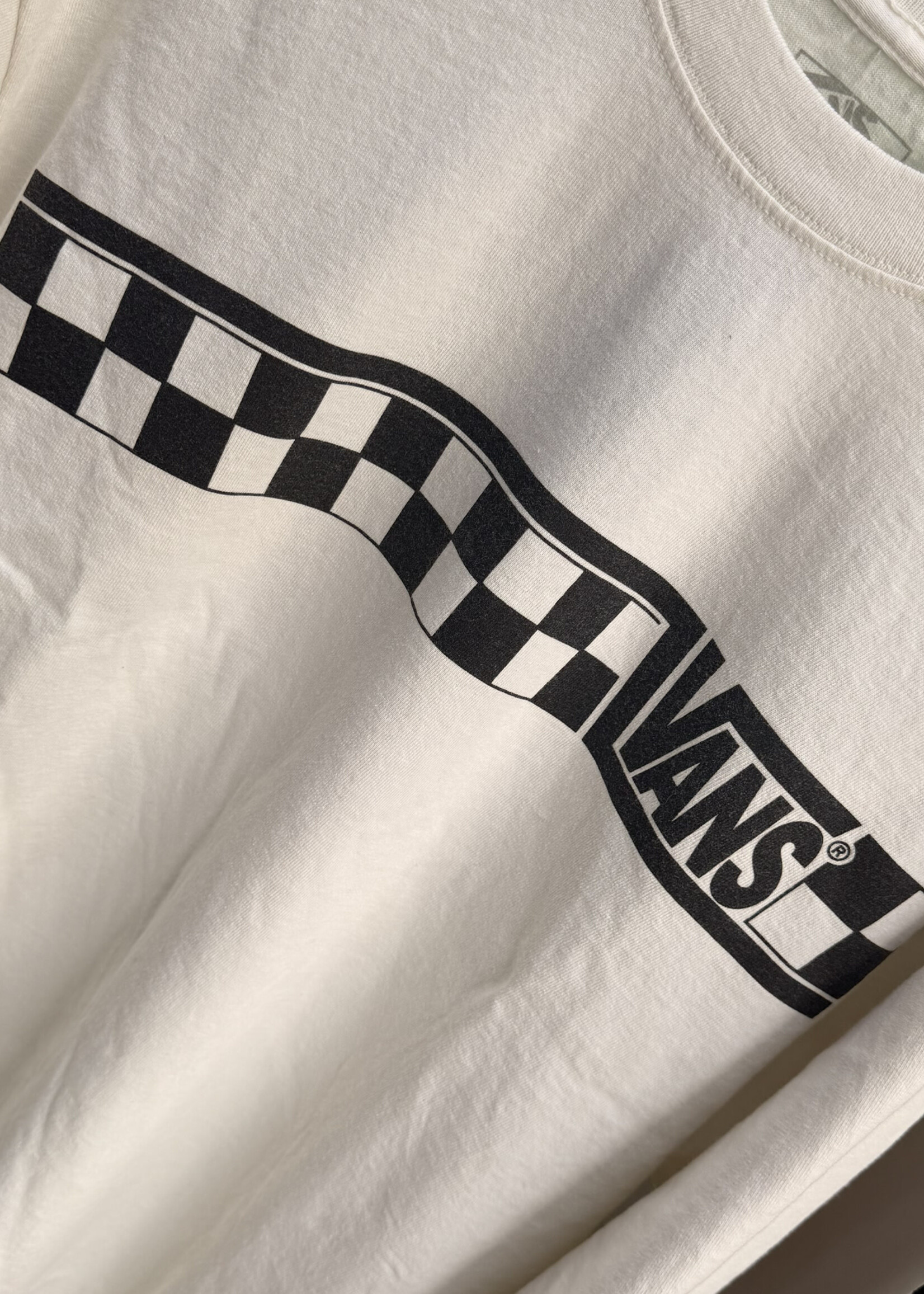 Vans VANS - Racing Longsleeve Marshmallow Tee