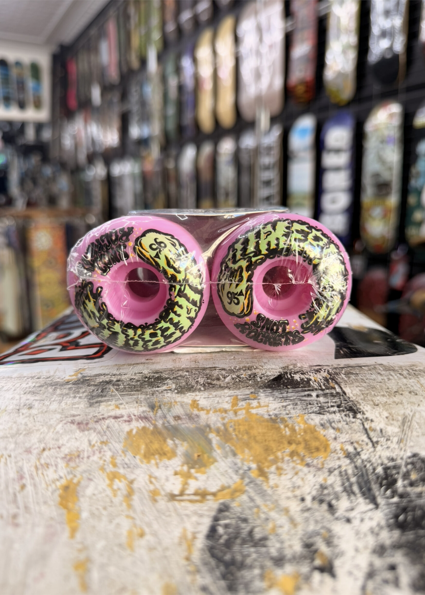 Slime Balls SLIME BALLS - Snot Rocket Pastel Pink Wheels - 54mm 95a