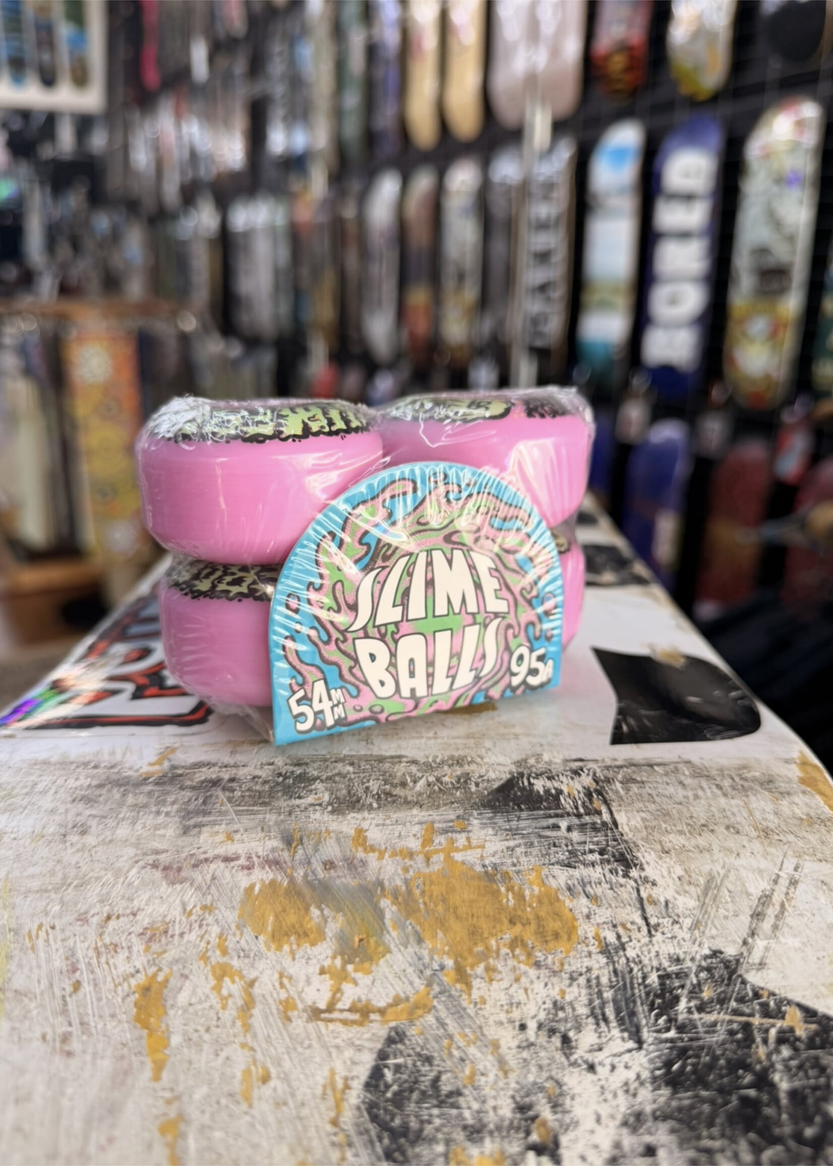 Slime Balls SLIME BALLS - Snot Rocket Pastel Pink Wheels - 54mm 95a