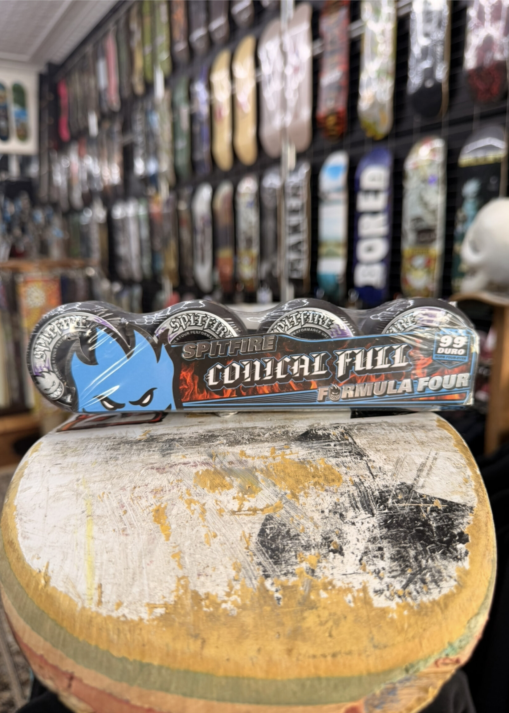 Spitfire Wheels SPITFIRE WHEELS - Formula Four Conical Full Black - 99a 54mm