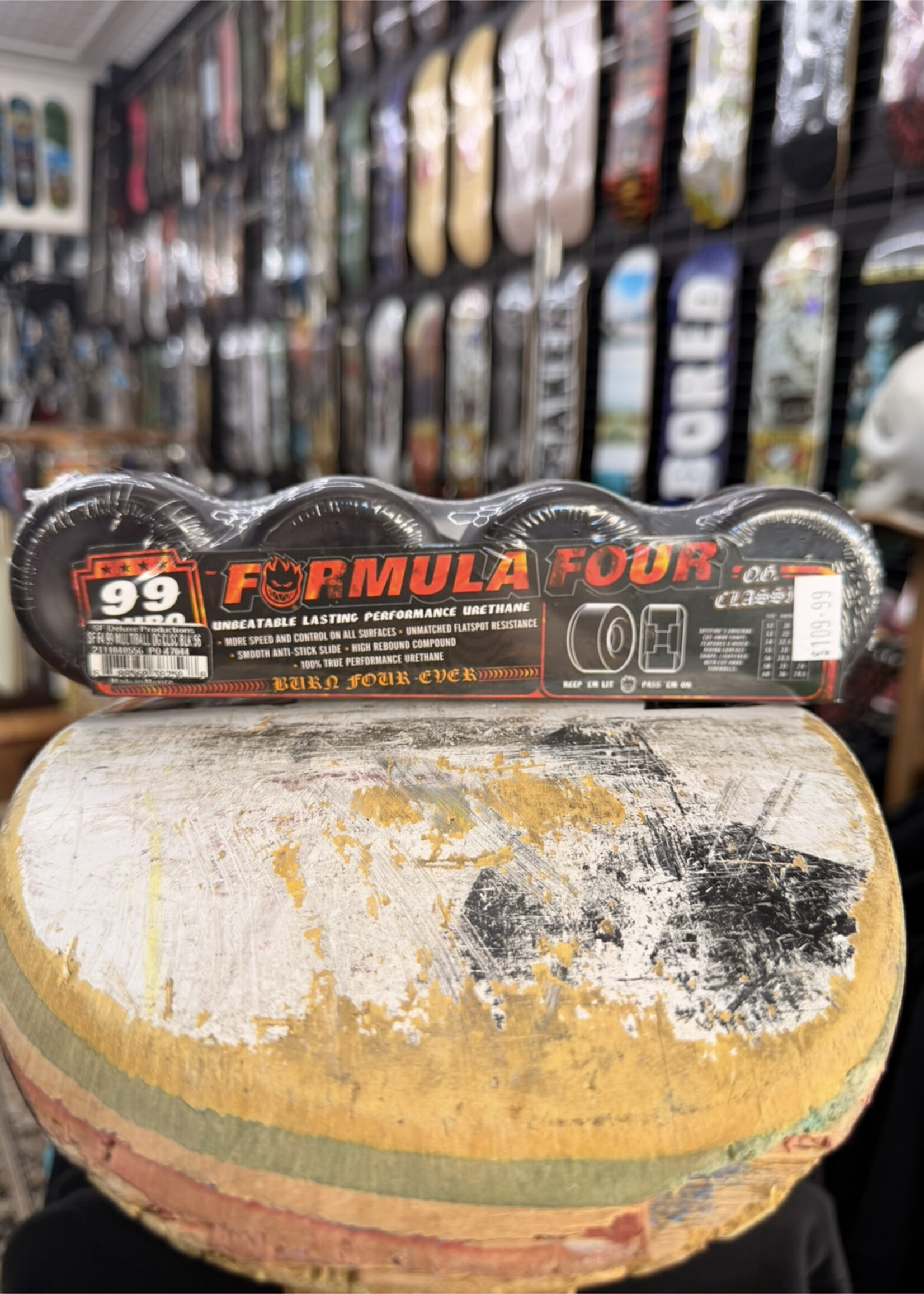 Spitfire Wheels SPITFIRE WHEELS - Formula Four Multiball Classic OG Black - 99a 56mm