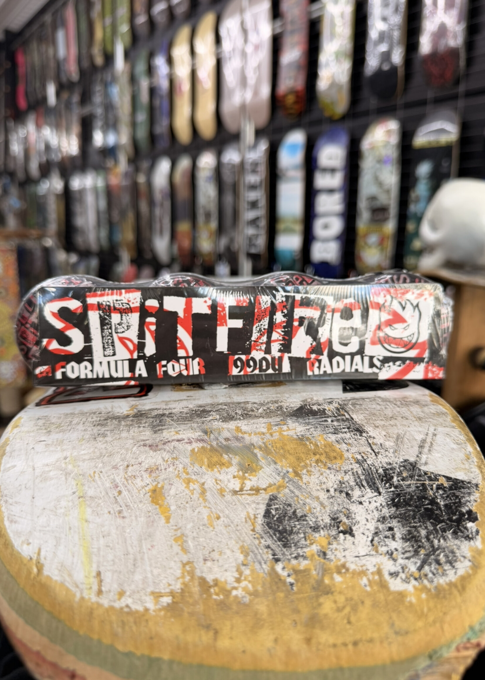 Spitfire Wheels SPITFIRE WHEELS - Formula Four Ransom Radial Classic Black- 53mm 99a