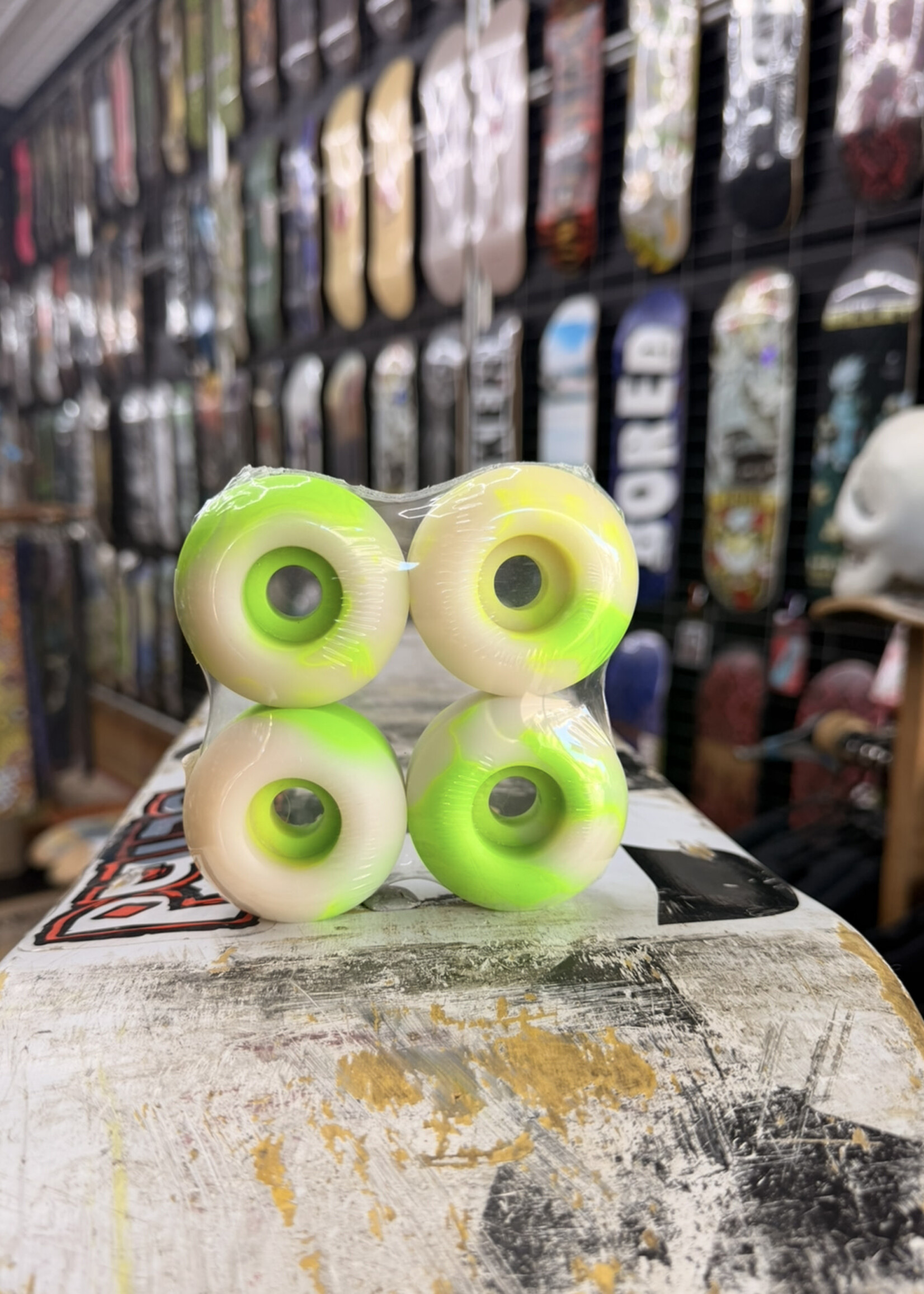 Spitfire Wheels SPITFIRE WHEELS - Flashpoint Classic Neon Green/Natural - 51mm 99a
