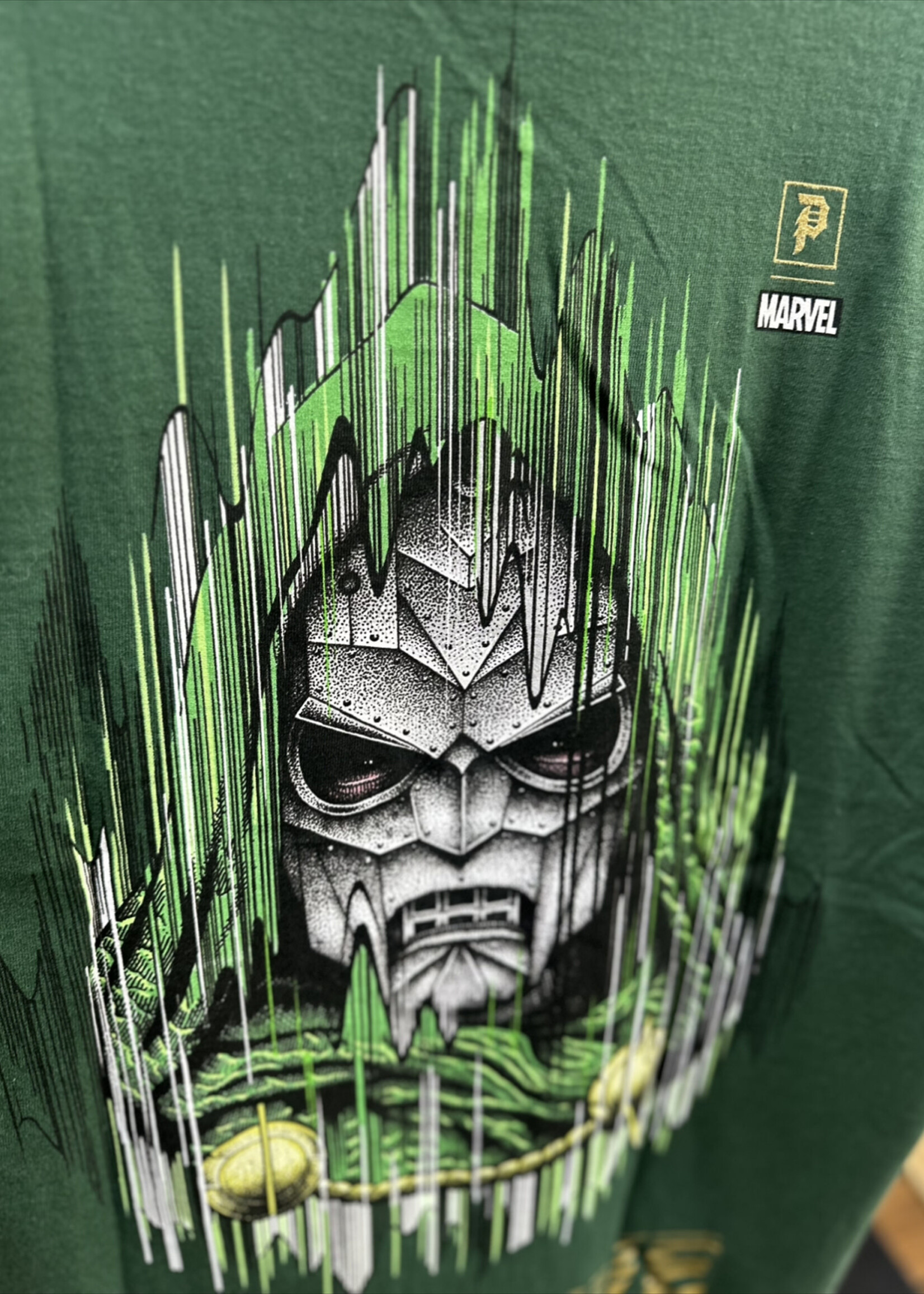 PRIMITIVE PRIMITIVE - Marvel Dr Doom Green Tee