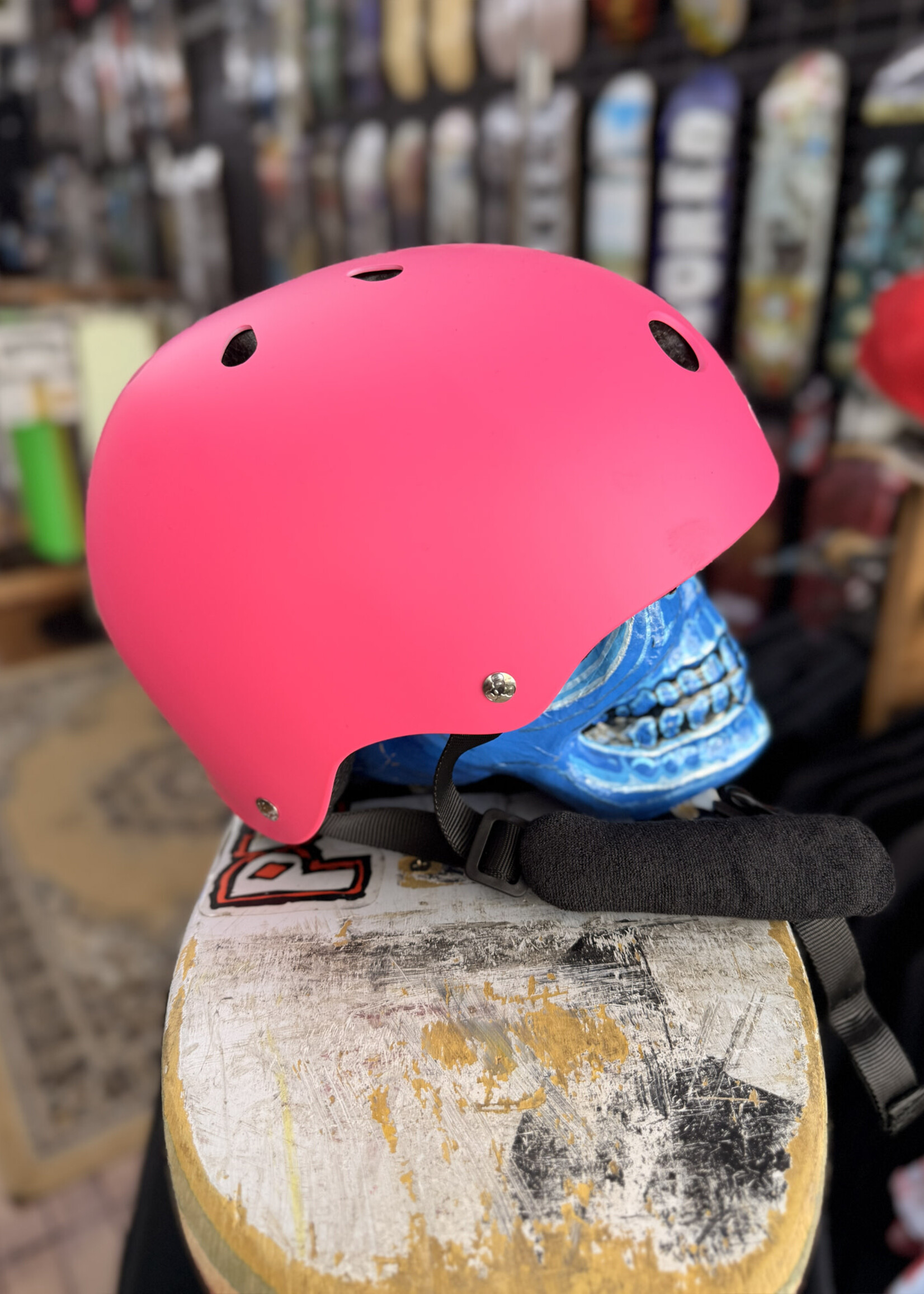 Triple 8 TRIPLE 8 - Lil 8 Certified Helmet Staab Neon Pink Rubber - Youth