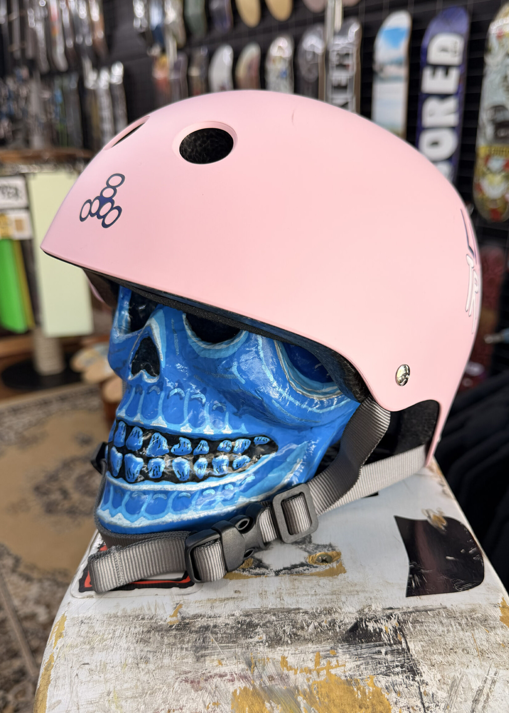 Triple 8 TRIPLE 8 - Certified Little Tricky Helmet V2 Matte Pink - Junior