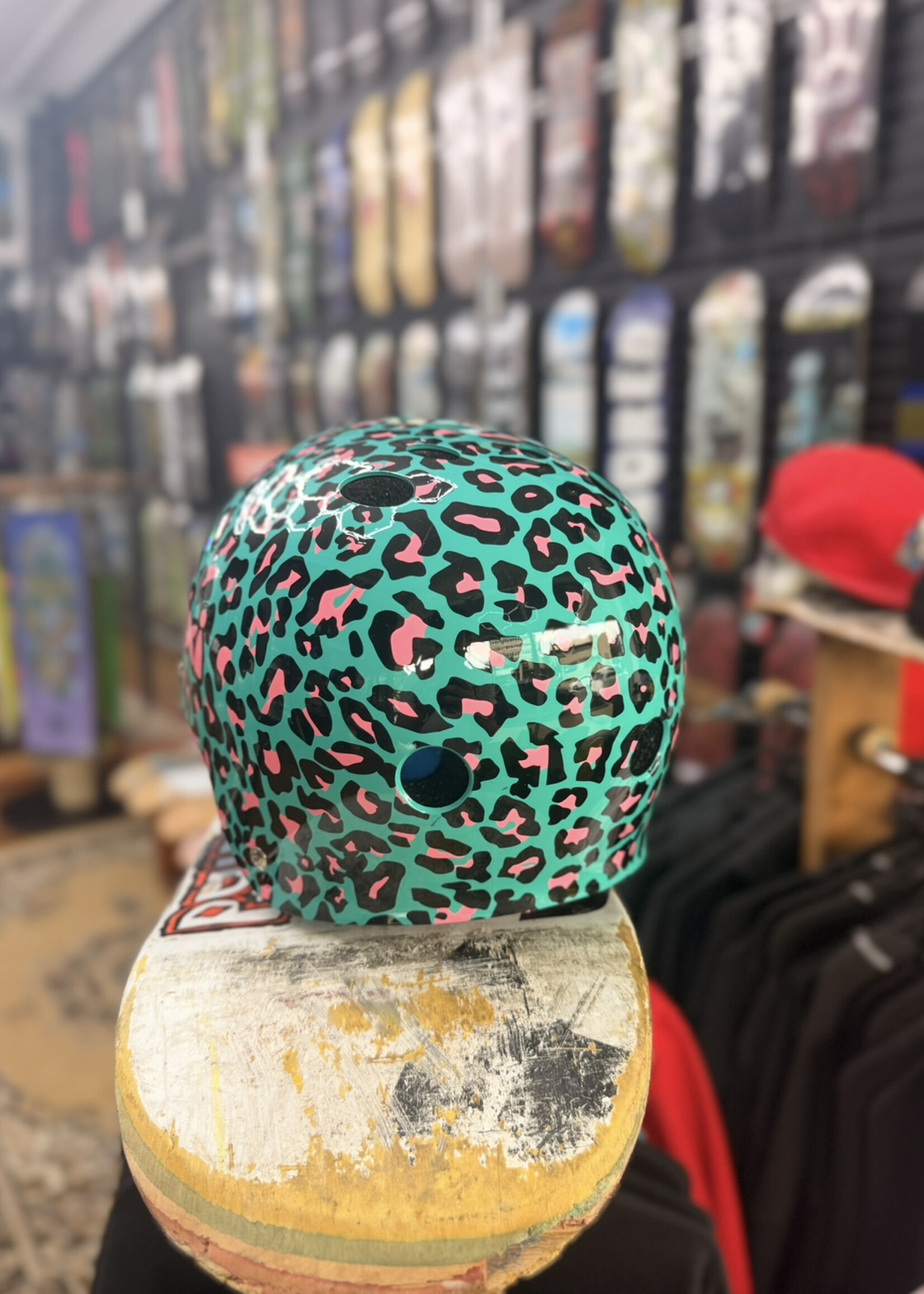 Triple 8 TRIPLE 8 - Certified Helmet SweatSaver Moxi Leopard