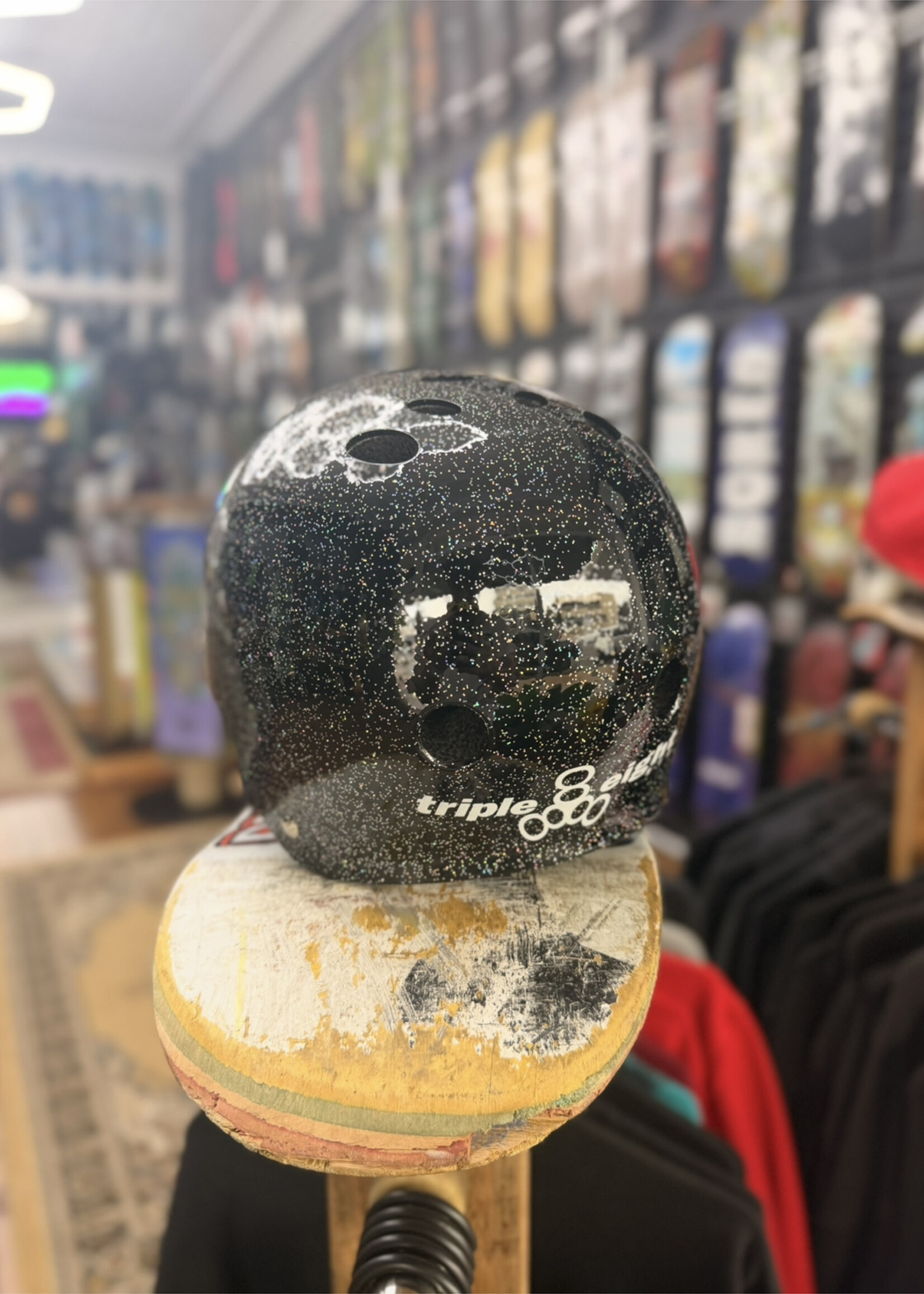 Triple 8 TRIPLE 8 - Certified Helmet SweatSaver Black Glitter