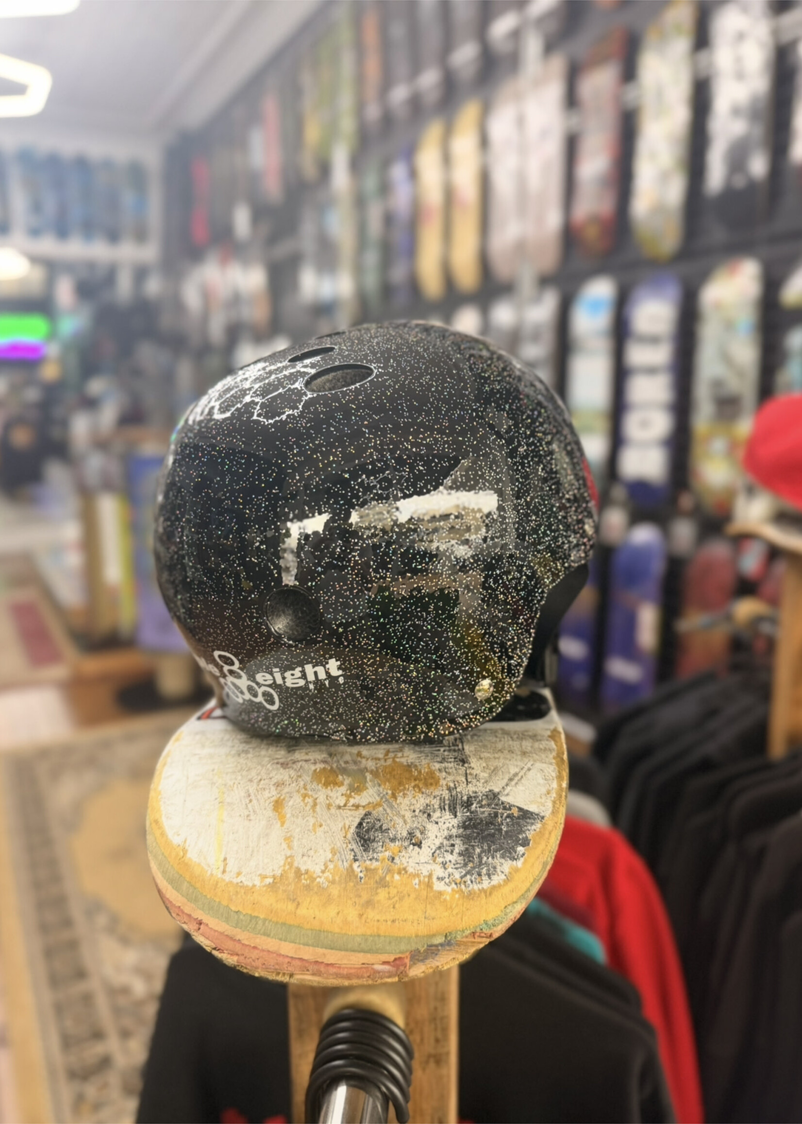 Triple 8 TRIPLE 8 - Certified Helmet SweatSaver Black Glitter