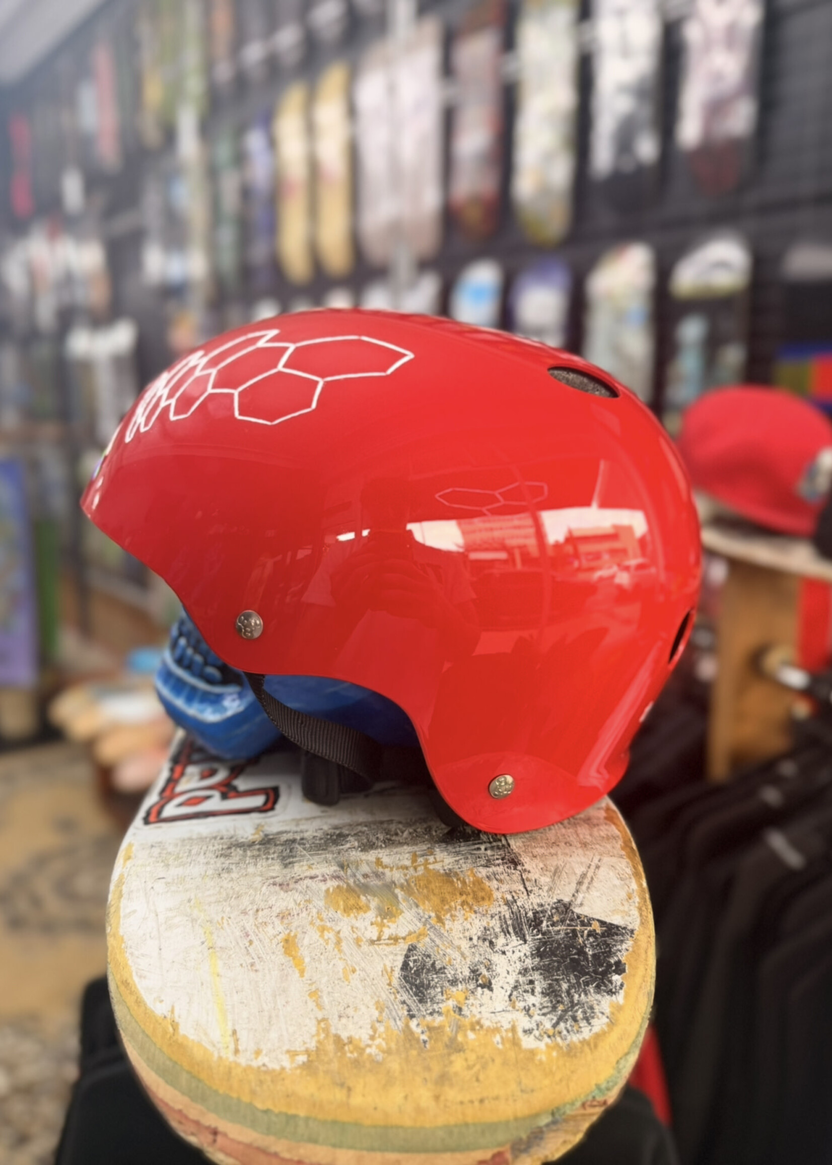 Triple 8 TRIPLE 8 - Certified Helmet SweatSaver Gloss Red