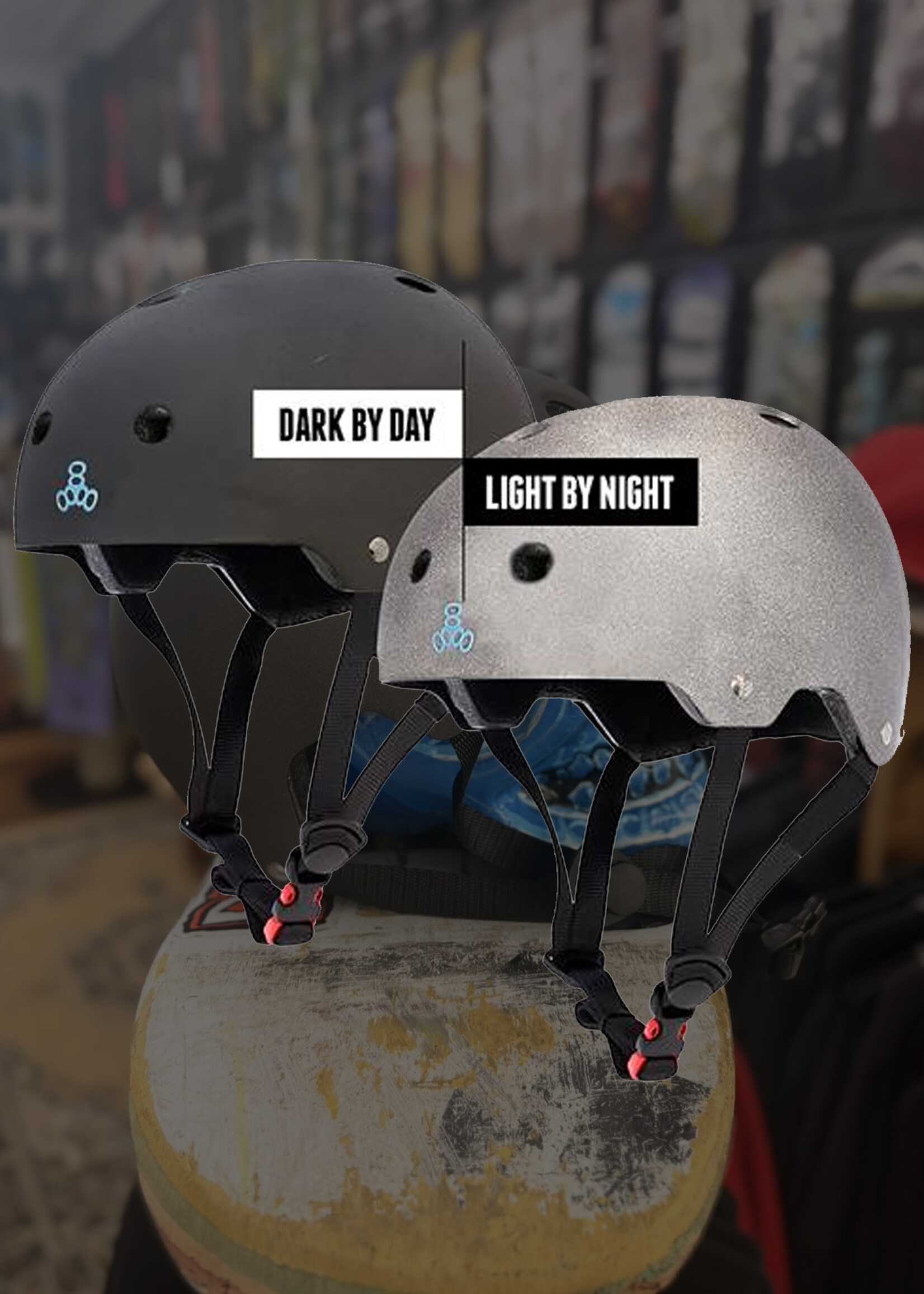 Triple 8 TRIPLE 8 - Certified SweatSaver Darklight Colour Shift Helmet