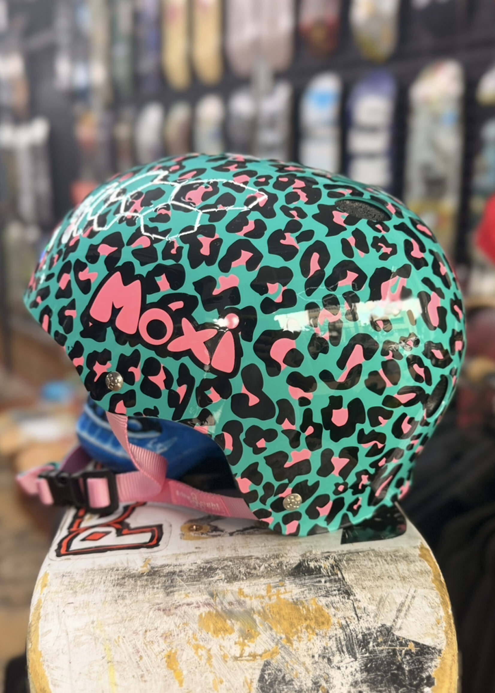 Triple 8 TRIPLE 8 - Certified Helmet SweatSaver Moxi Leopard