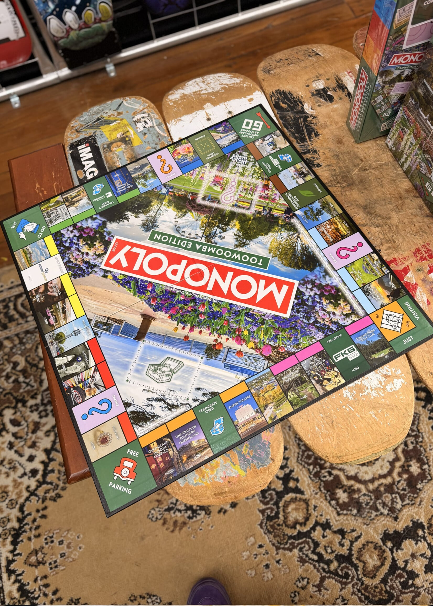 Hilltop Skateshop MONOPOLY - Toowoomba Edition - We're in it HAHAHA