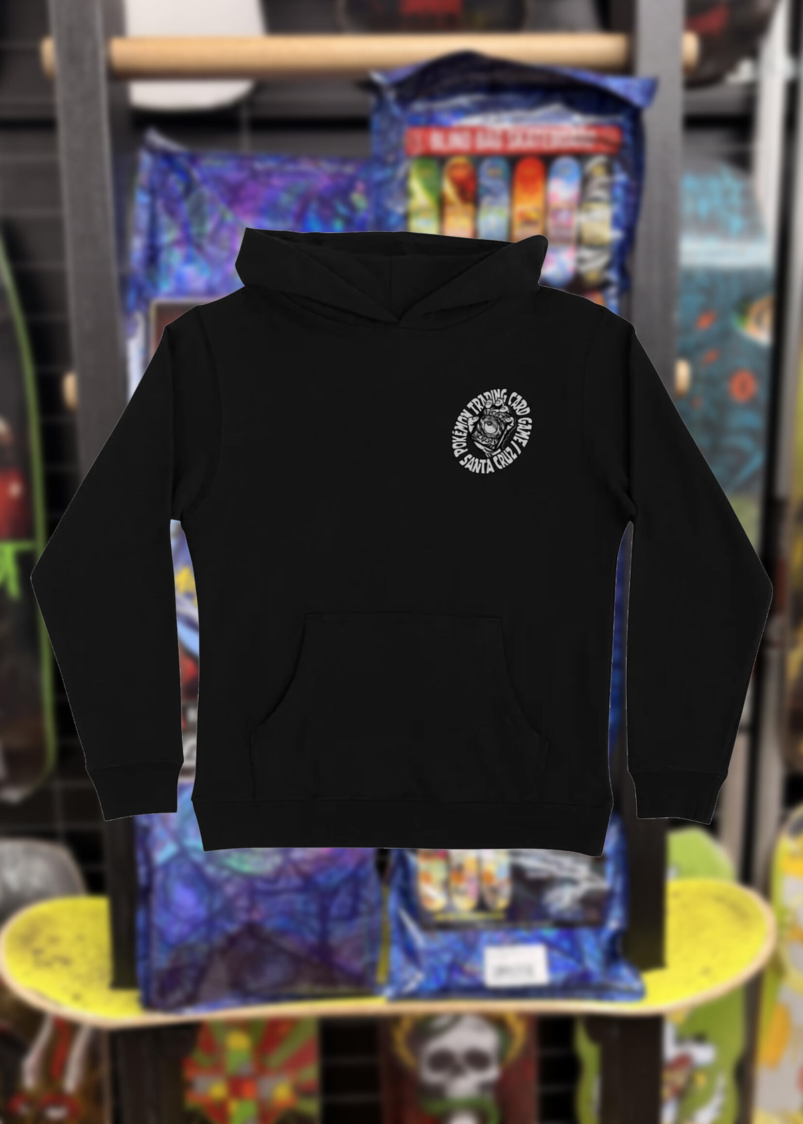 Santa Cruz SANTA CRUZ - Pokémon TCG Hand Pullover Hoodie Midweight Black Youth