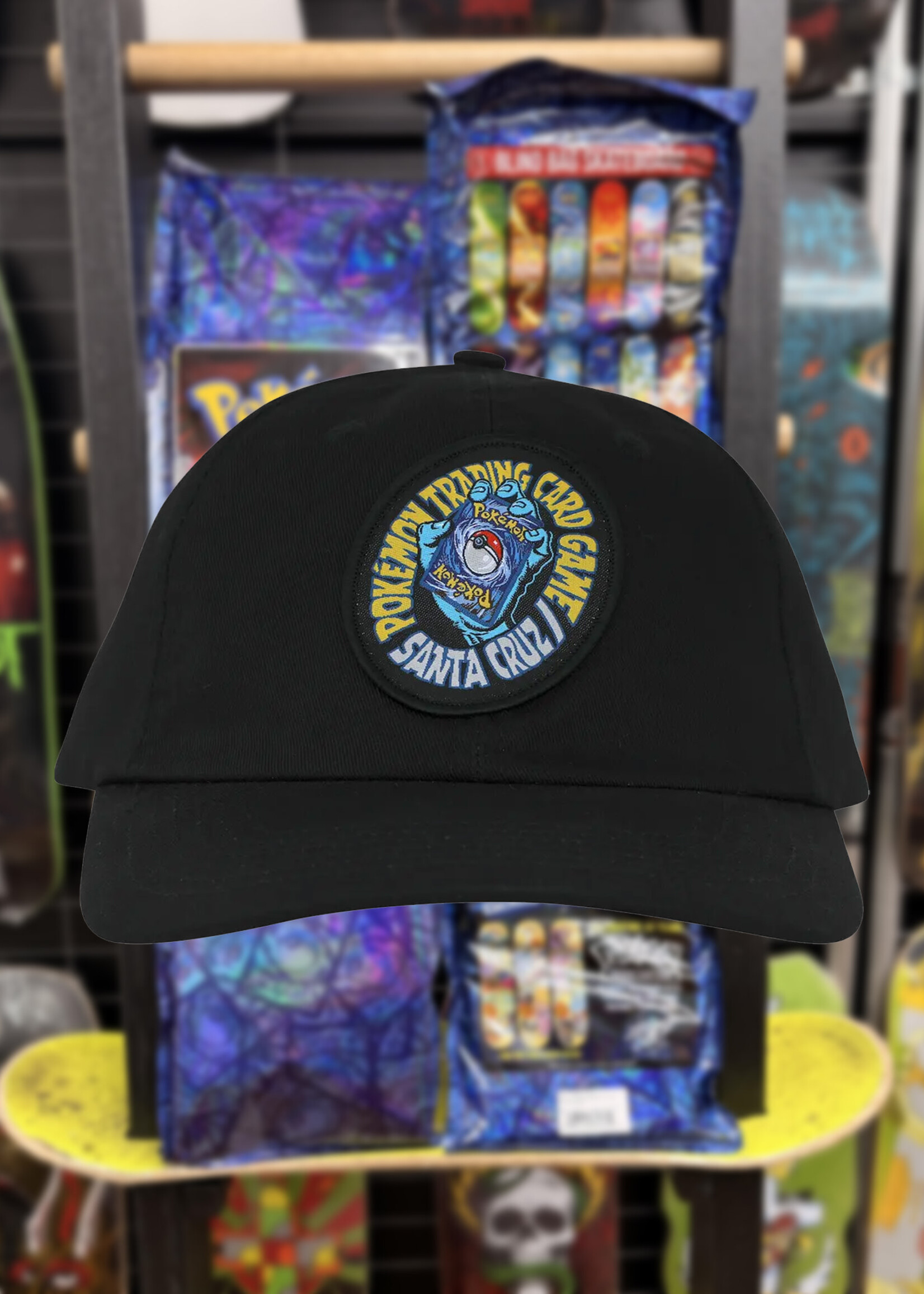 Santa Cruz SANTA CRUZ - Pokémon TCG Hand Snapback Unstructured Cap - Black